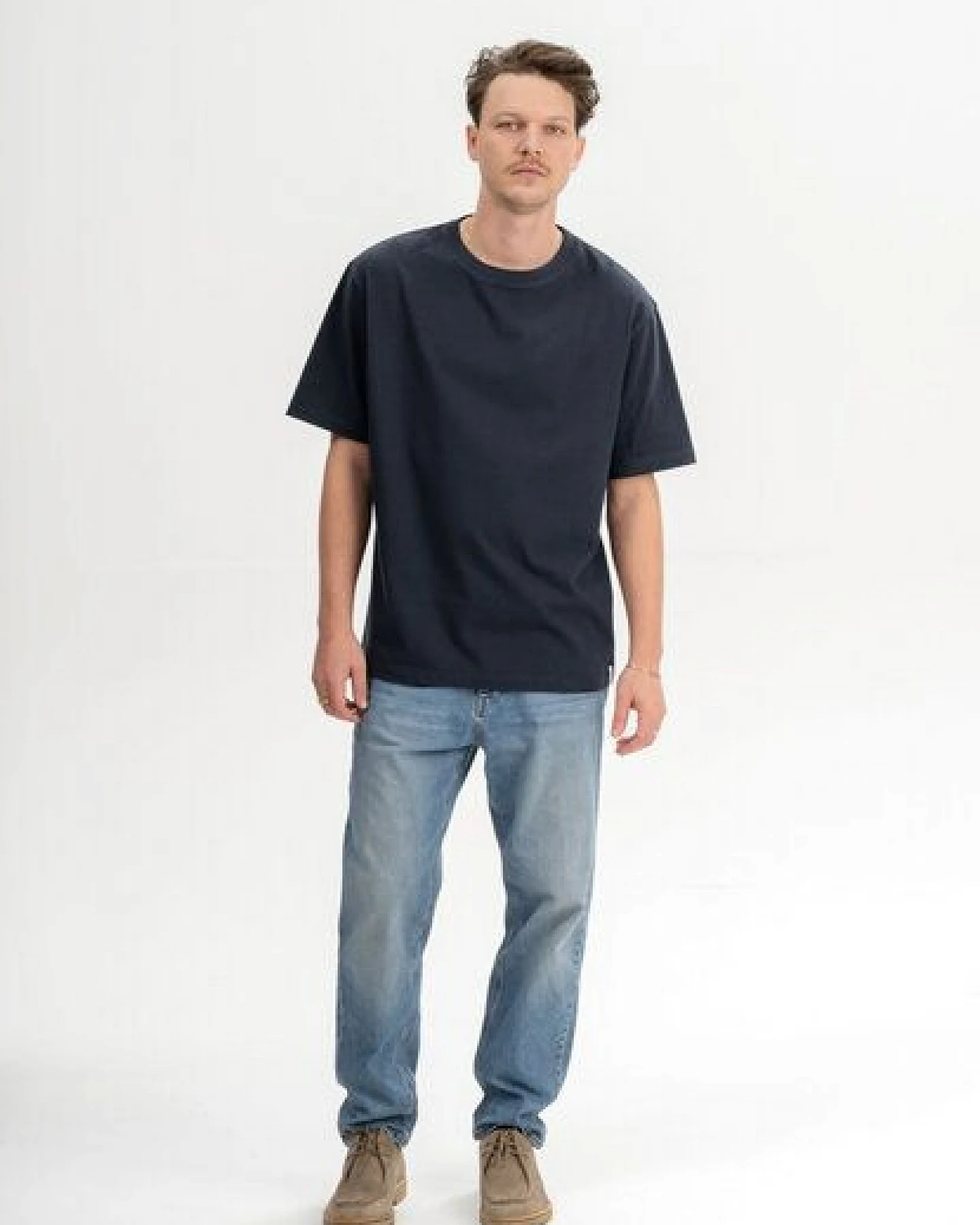MELA Oversized T-Shirt schwer Style BHAJAN aus 100% Bio-Baumwolle – Ansicht 3