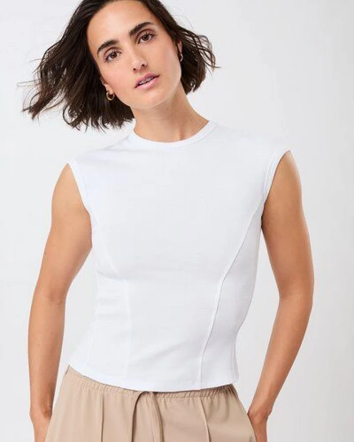 Mandala Ribbed Sport Top