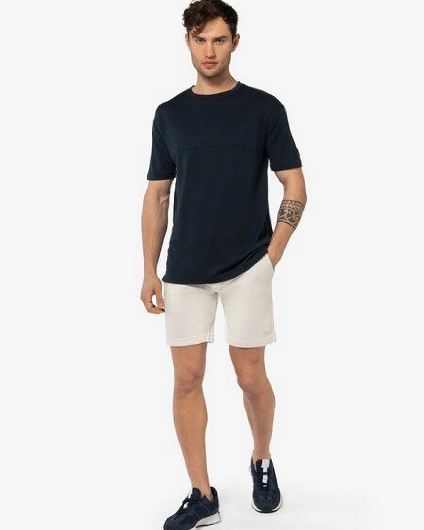 super.natural kurze Jogginghose SOLUTION BIO SHORT für Herren, Merino – Ansicht 2