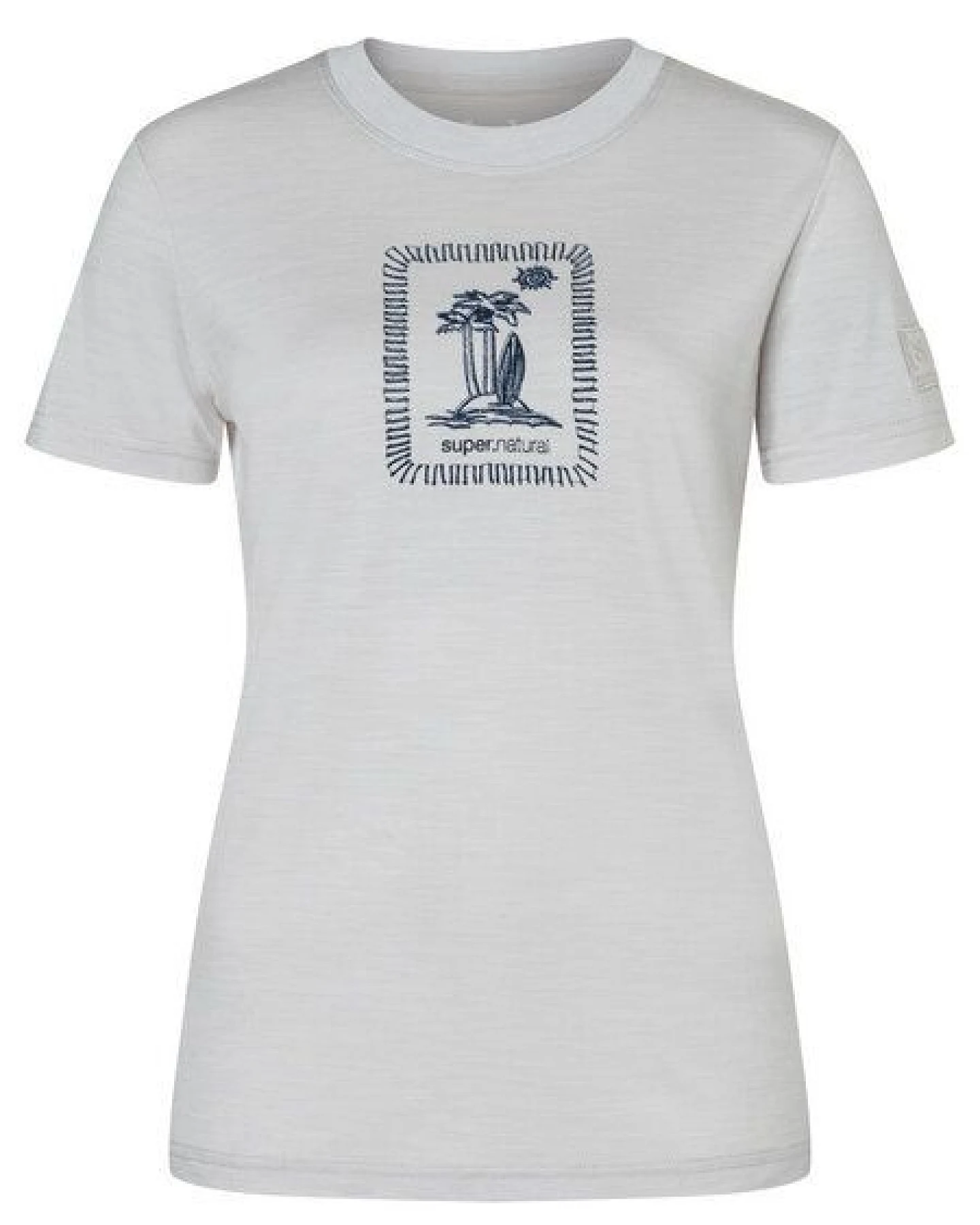 super.natural Merino T-Shirt W PALM ISLAND BIO J TEE für Damen, Merino – Ansicht 4
