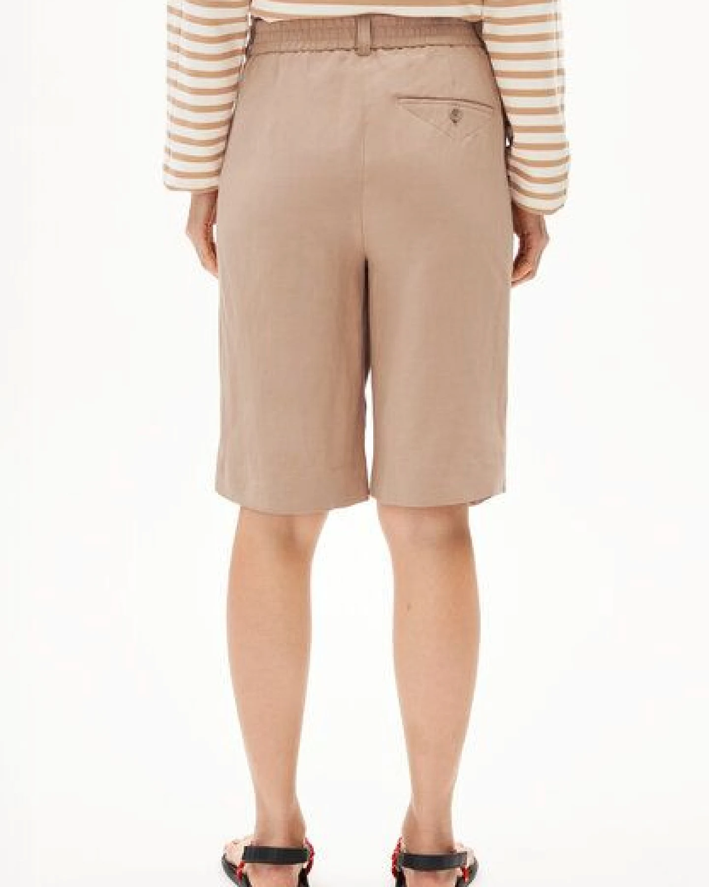 ARMEDANGELS NAMAAL LINO Damen Shorts aus Leinen-Mix – Ansicht 2
