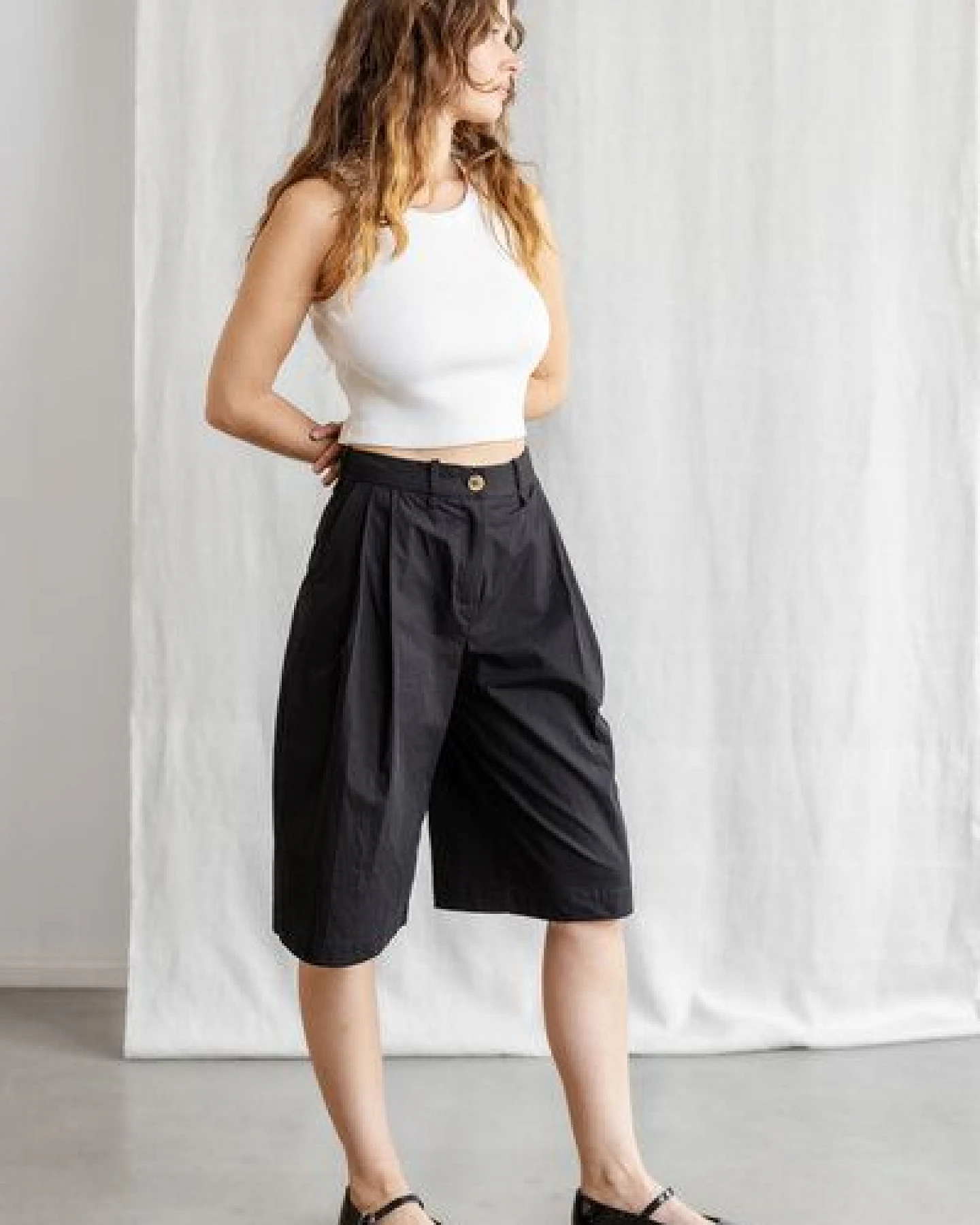 Jyoti - Fair Works Bio-Baumwoll Bermudashorts Samud – Ansicht 2