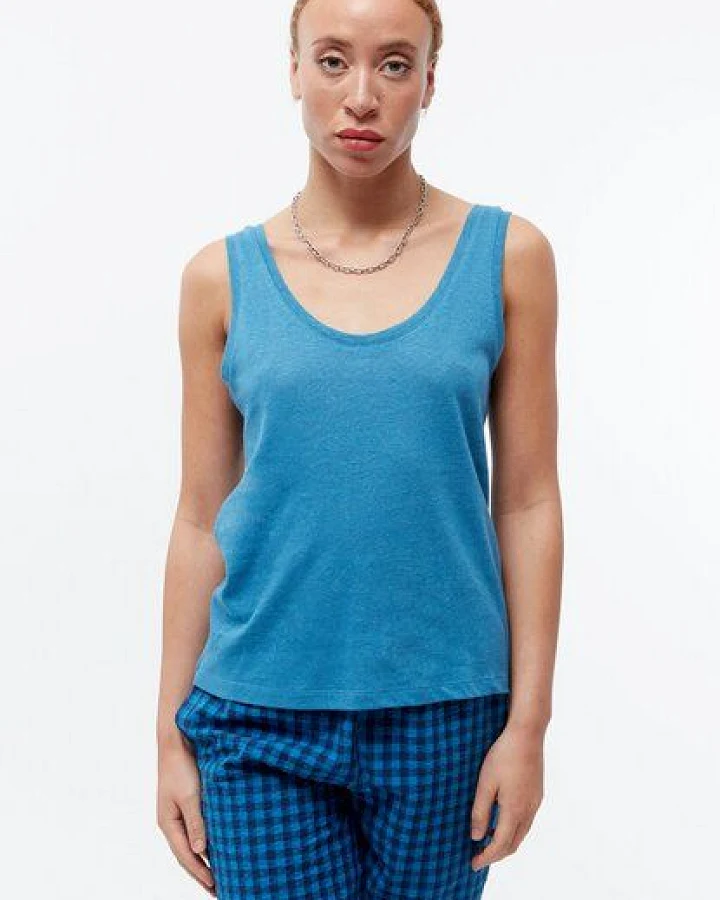 Givn Berlin Tank-Top GBMAISIE aus Baumwoll-Leinen Mix