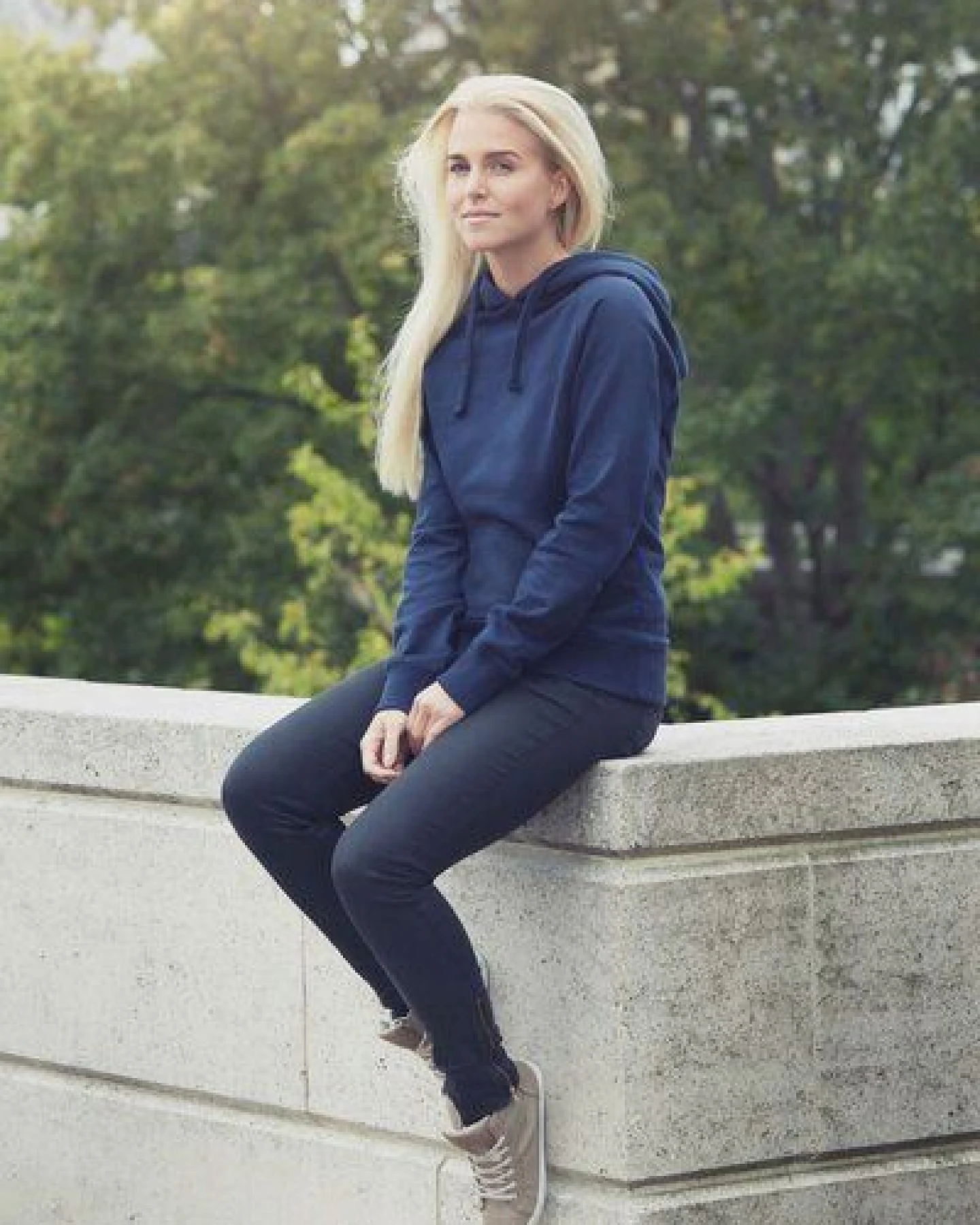 Neutral® Damen College Hoodie Hoody Kapuzenpullover Kapuzenpulli – Ansicht 2