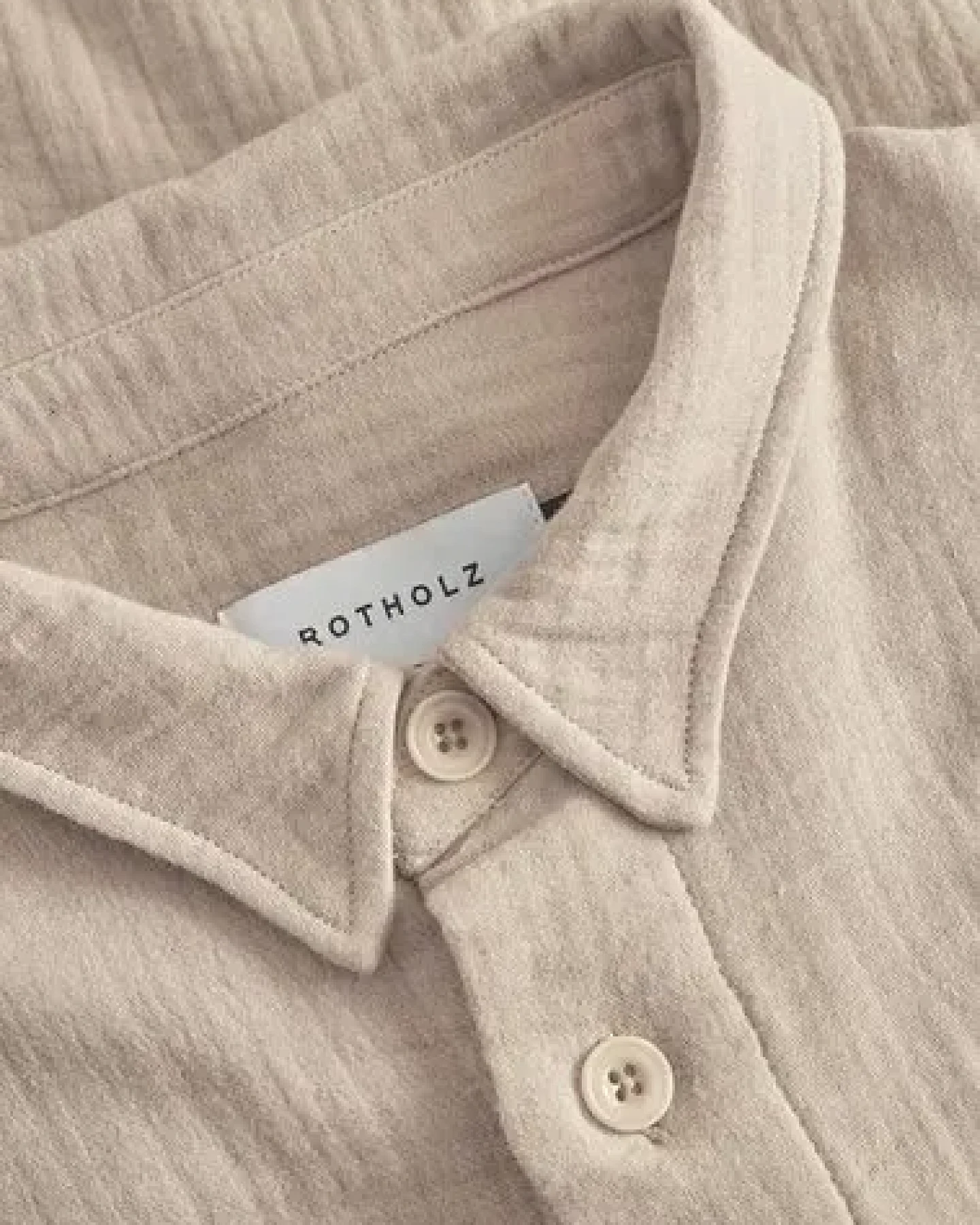 Rotholz Classic Shirt Organic Cotton Musselin – Ansicht 3