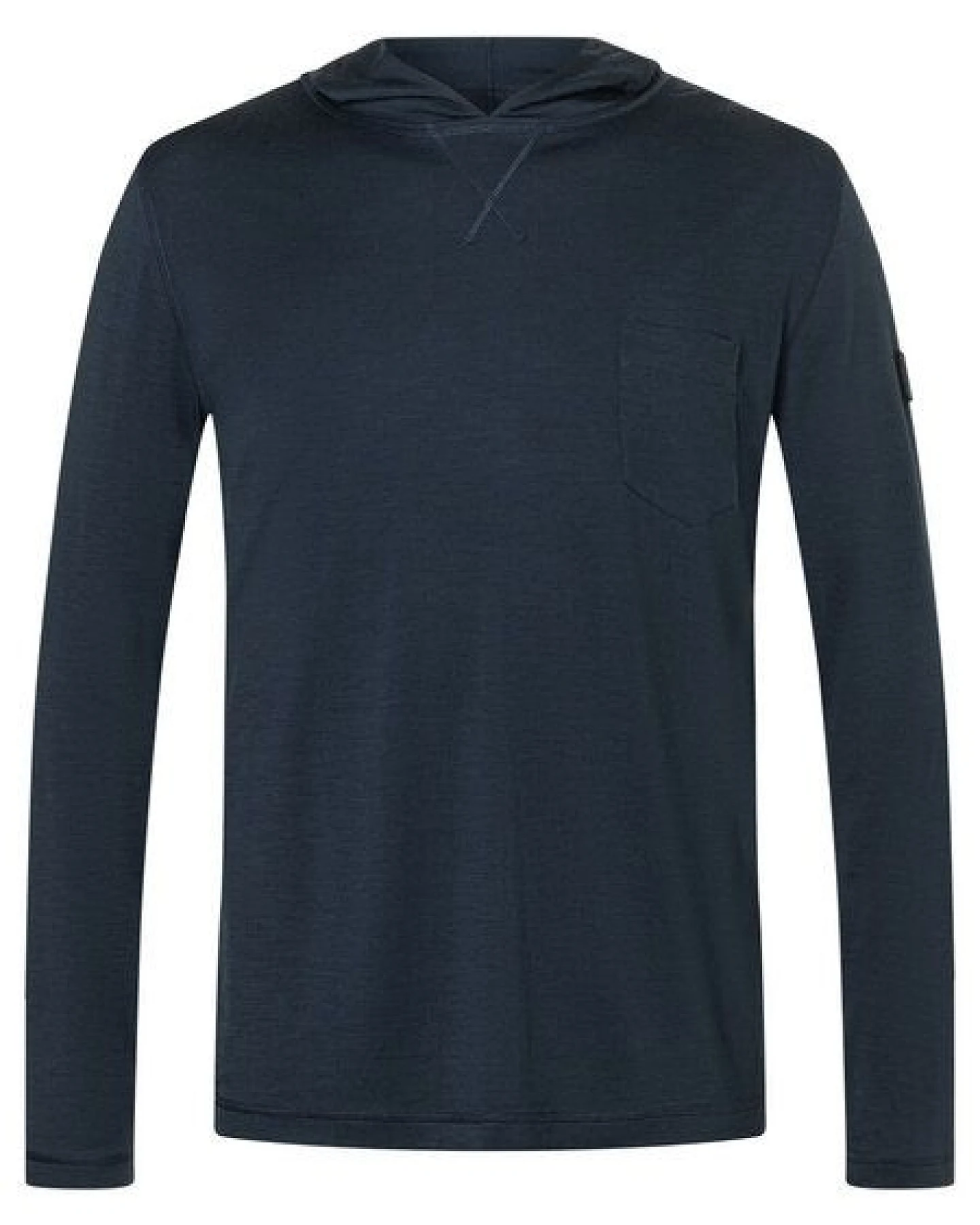 super.natural Kapuzenlongsleeve LIGHT BIO J HOODIE für Herren, nachhaltig, Merino – Ansicht 4