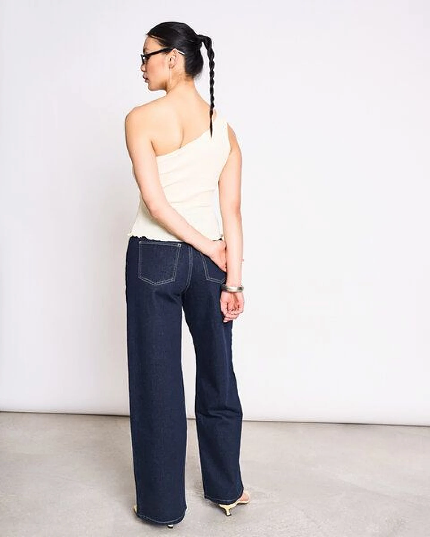 JAN N JUNE One Shoulder Top TIGRIS GOTS – Ansicht 4