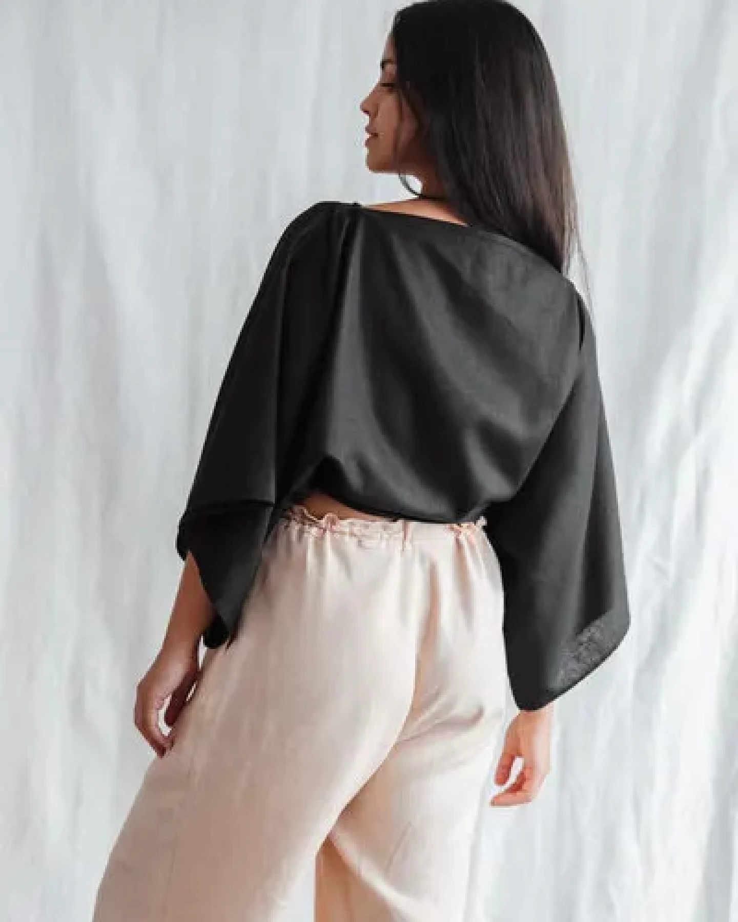 Jyoti - Fair Works Bio-Baumwoll Bluse Risay – Ansicht 3