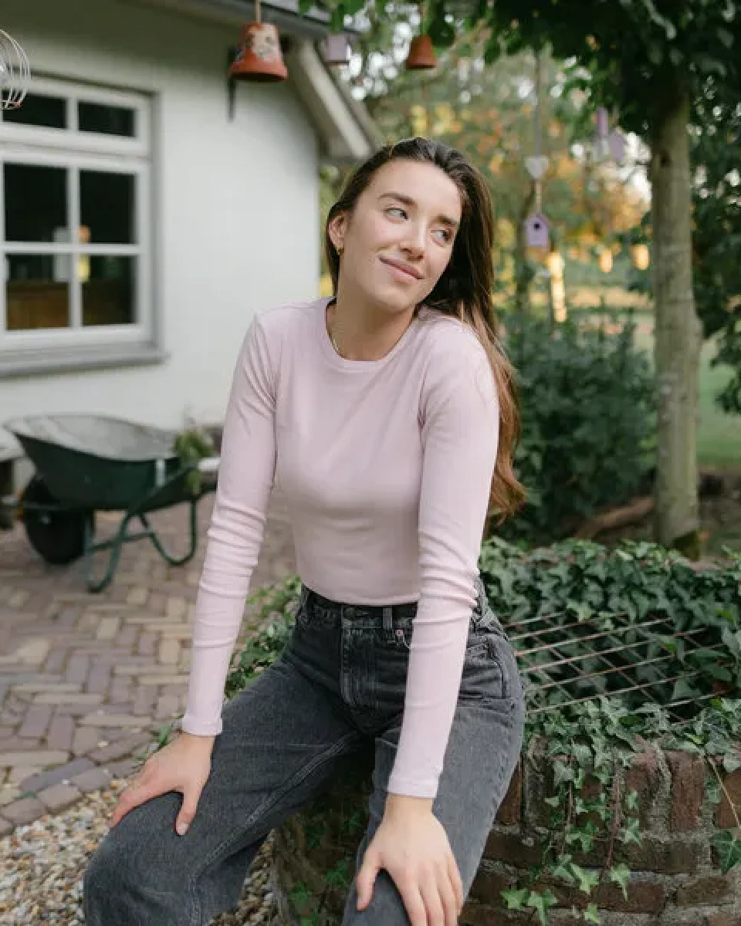NORDLICHT Geripptes Langarmshirt Lica aus Bio-Baumwolle – Ansicht 3