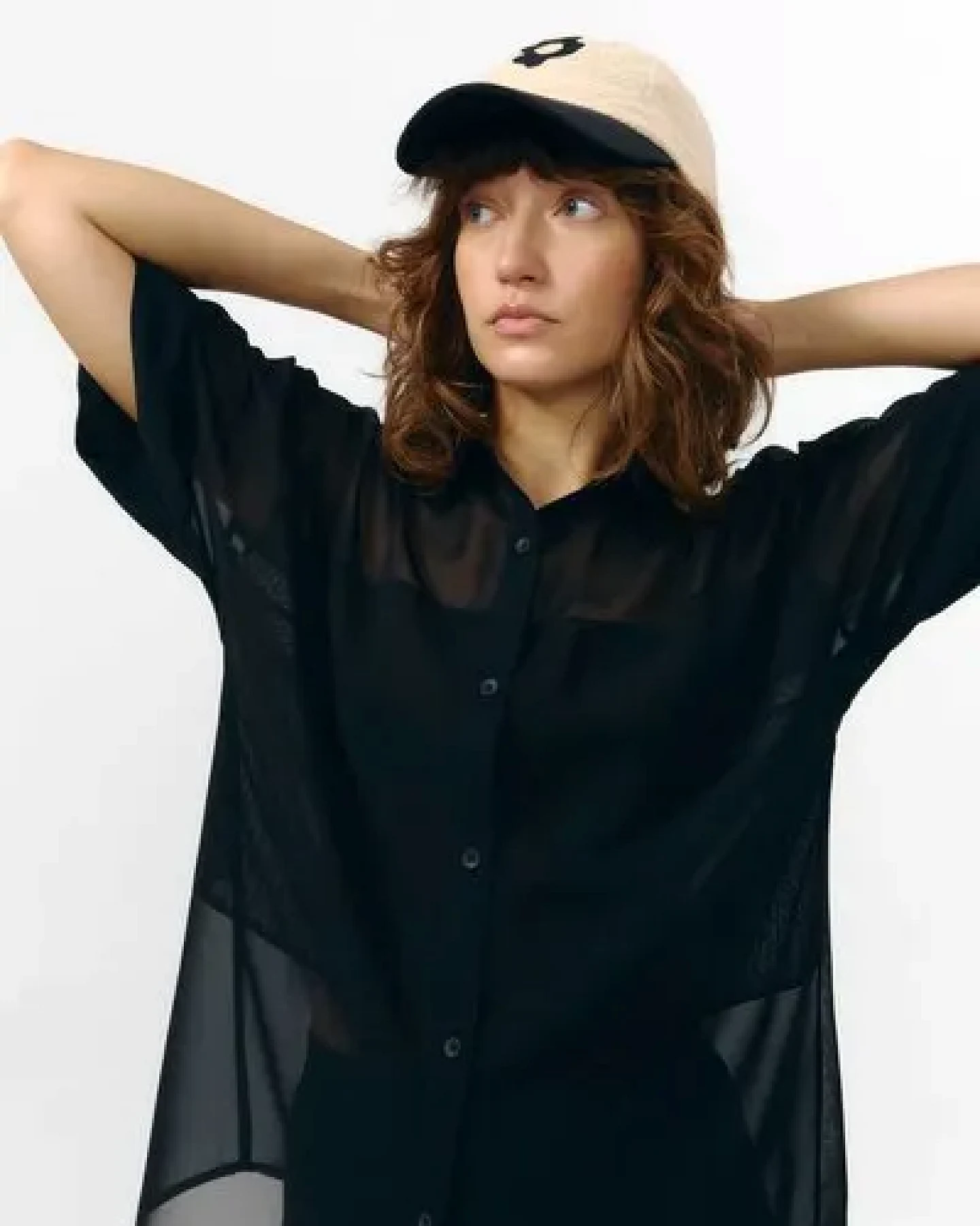 Suite13lab Kurzarmhemd MINAB Chiffon – Ansicht 2