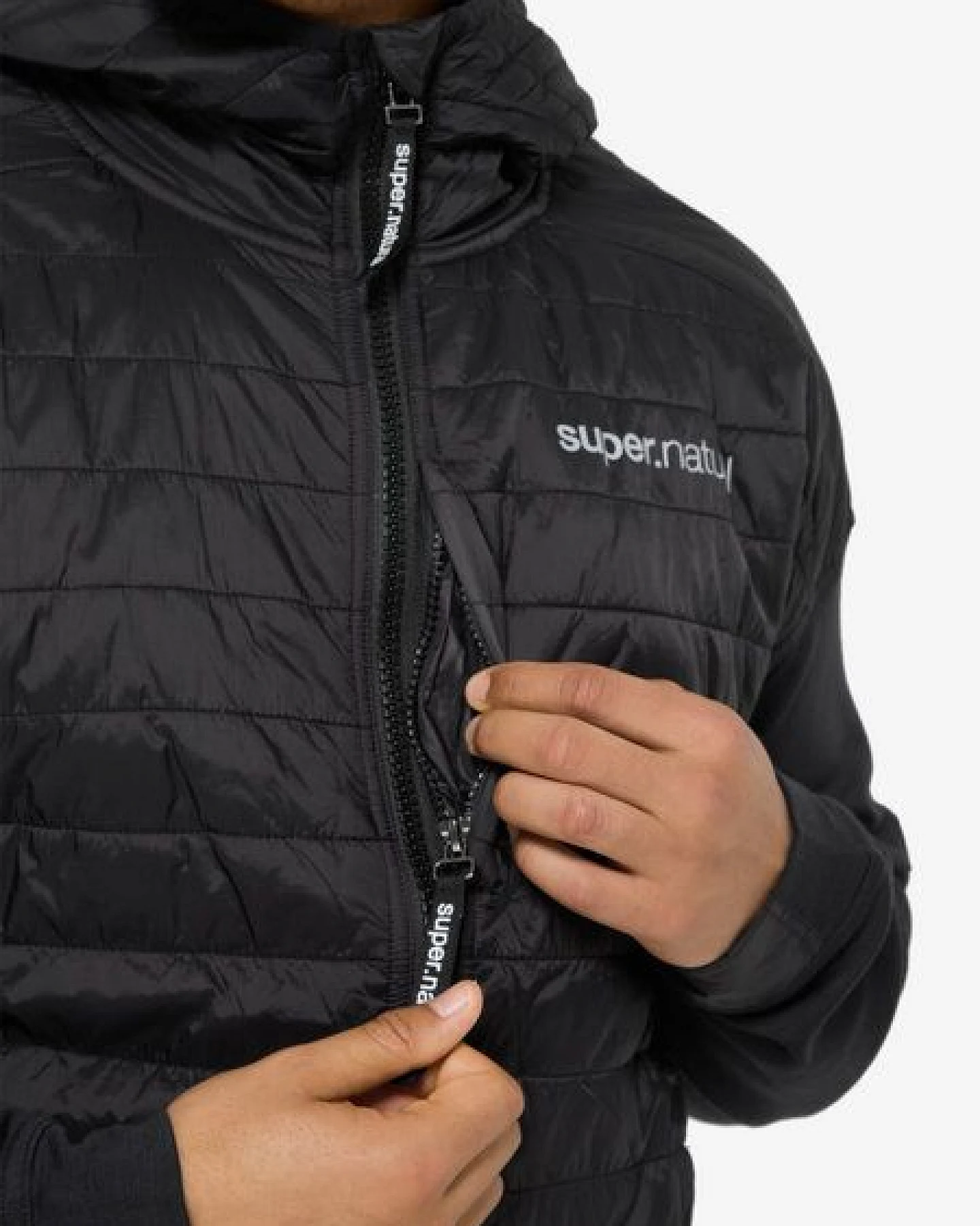 super.natural Sportjacke M WARM UP ALOOF JACKET Merino Jacke mit Primaloft Bio Softshell – Ansicht 4