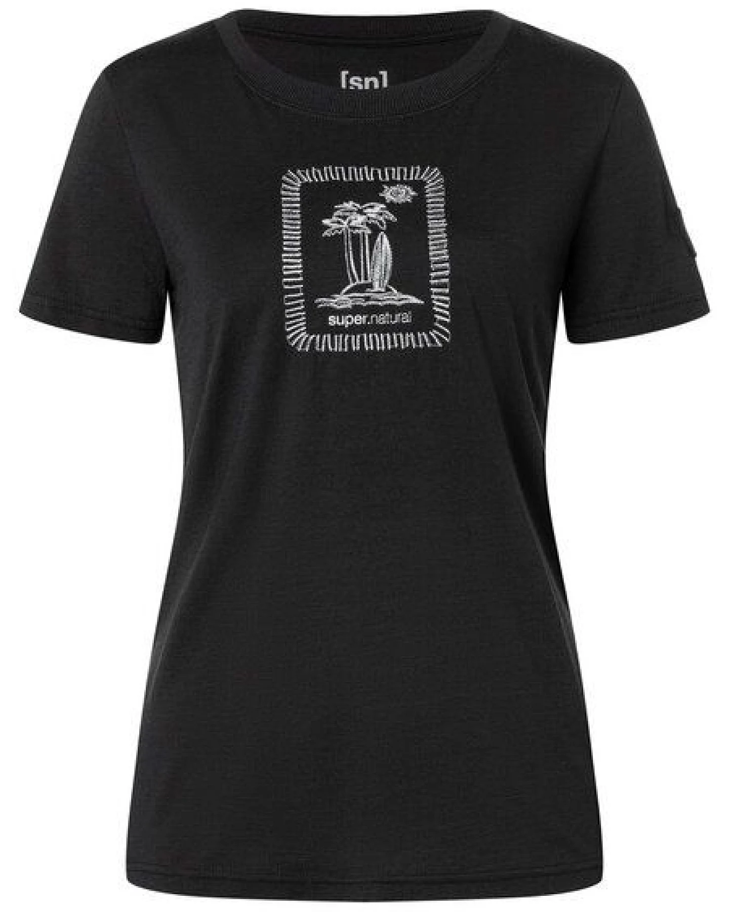 super.natural Merino T-Shirt W PALM ISLAND BIO J TEE für Damen, Merino – Ansicht 4