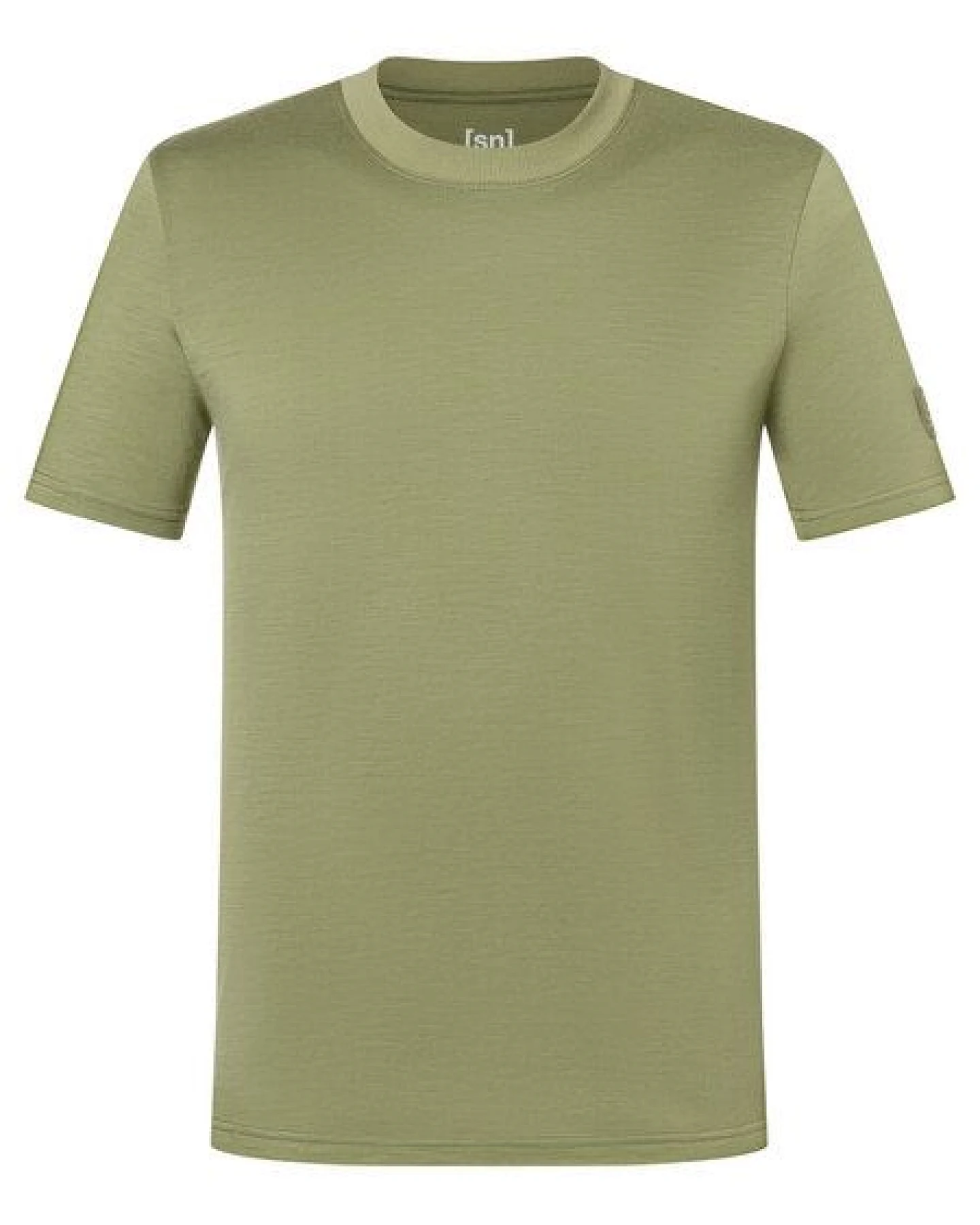 super.natural T-Shirt CASUAL RIB BIO J TEE für Herren, Merino – Ansicht 4