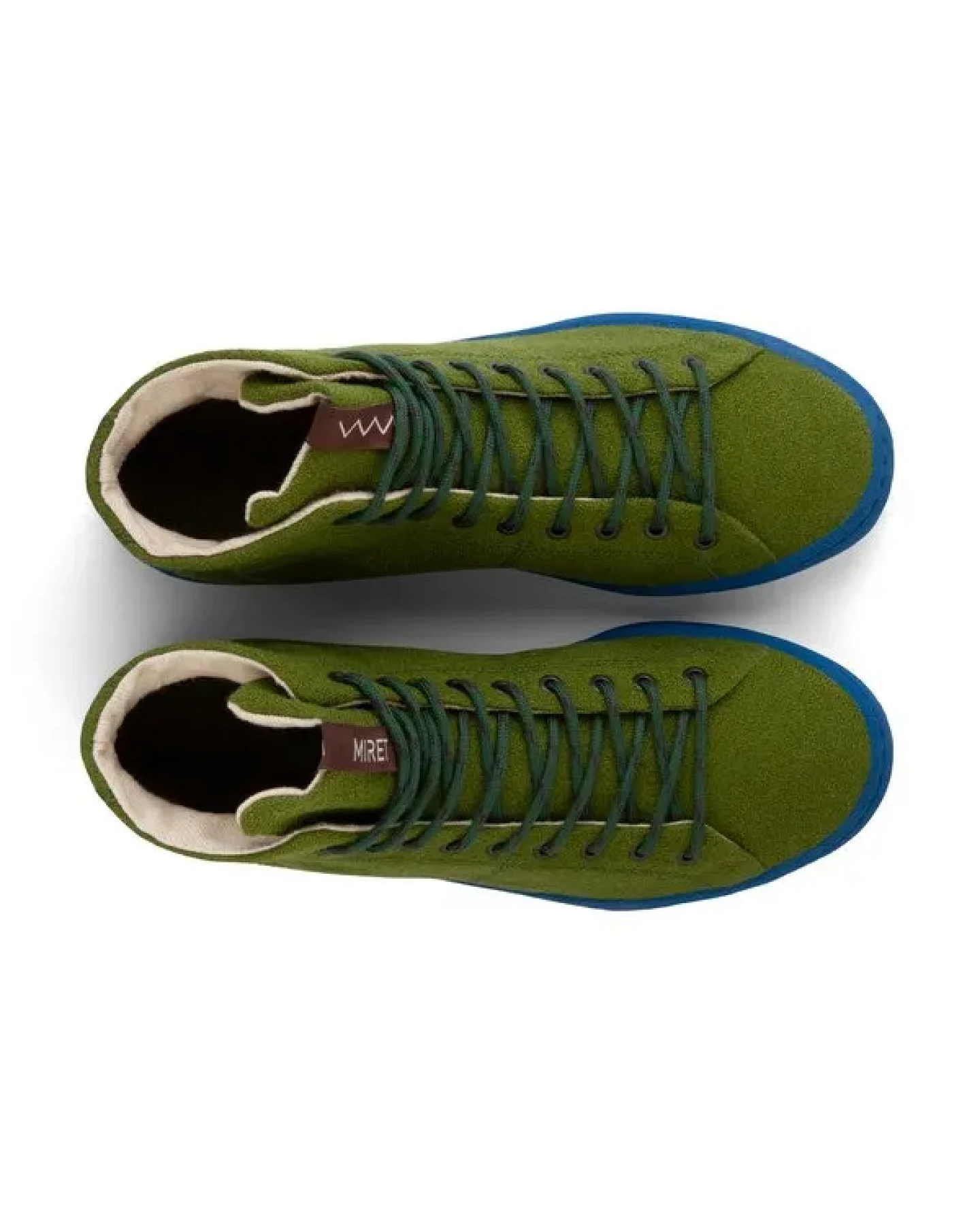 Earthbound ERILO Moss x Blue - 97% Natürliche Sneaker – Ansicht 4
