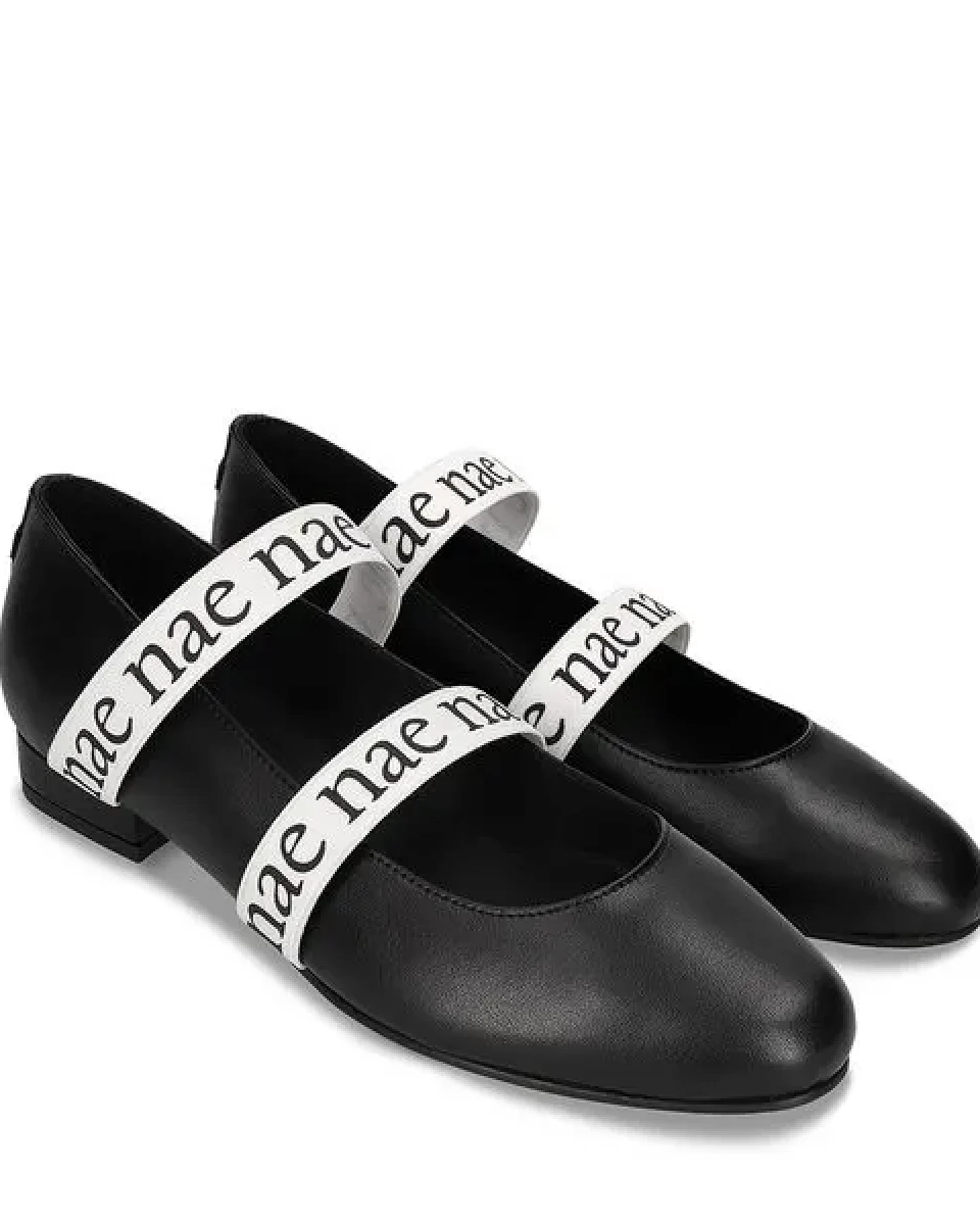 Nae Vegan Shoes NAE - Aure Schwarz Vegane Ballerinas aus Apfelleder – Ansicht 2
