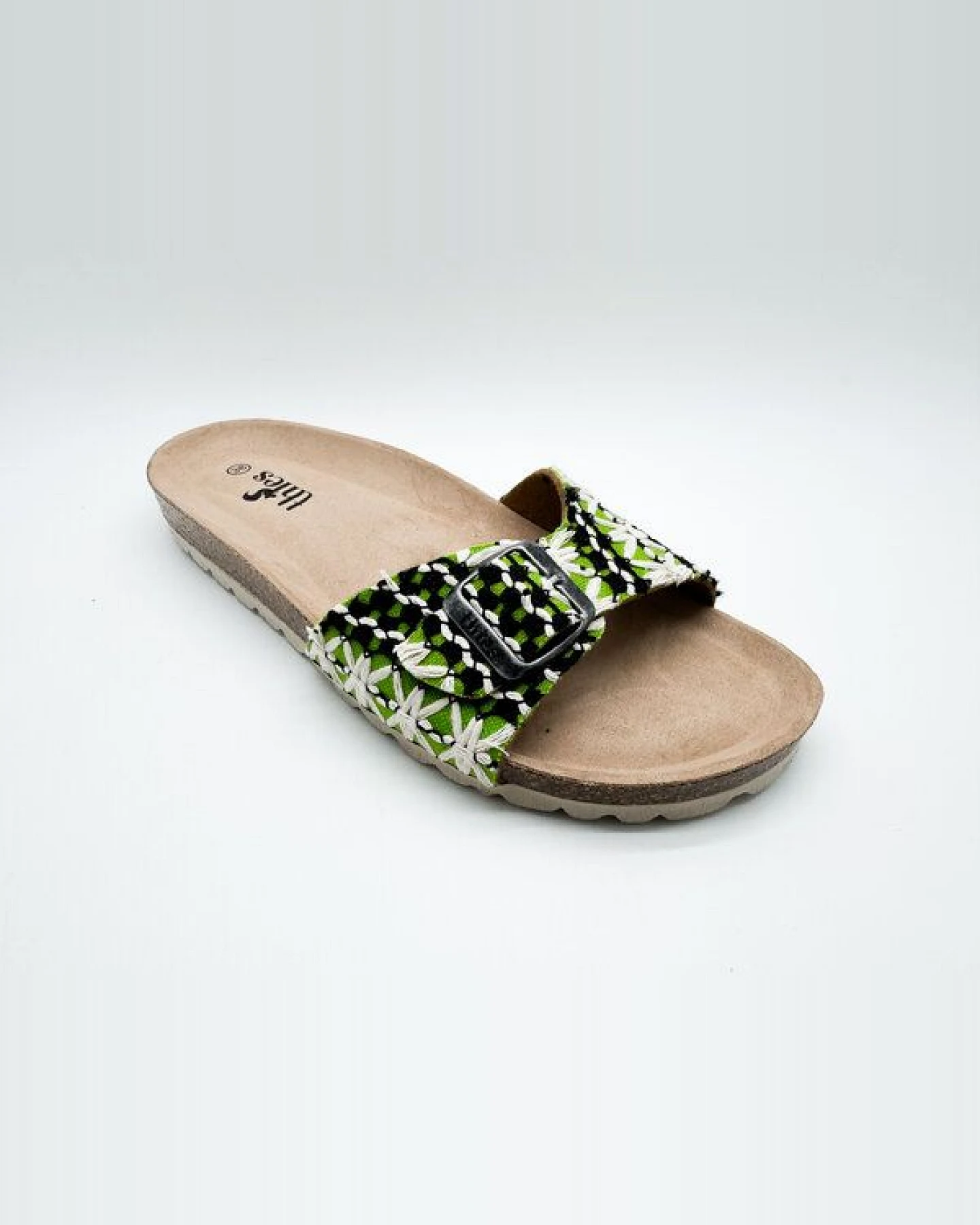 Vegane "thies ® Eco Boho Strap" Sandale aus recycelten Materialien – Ansicht 2