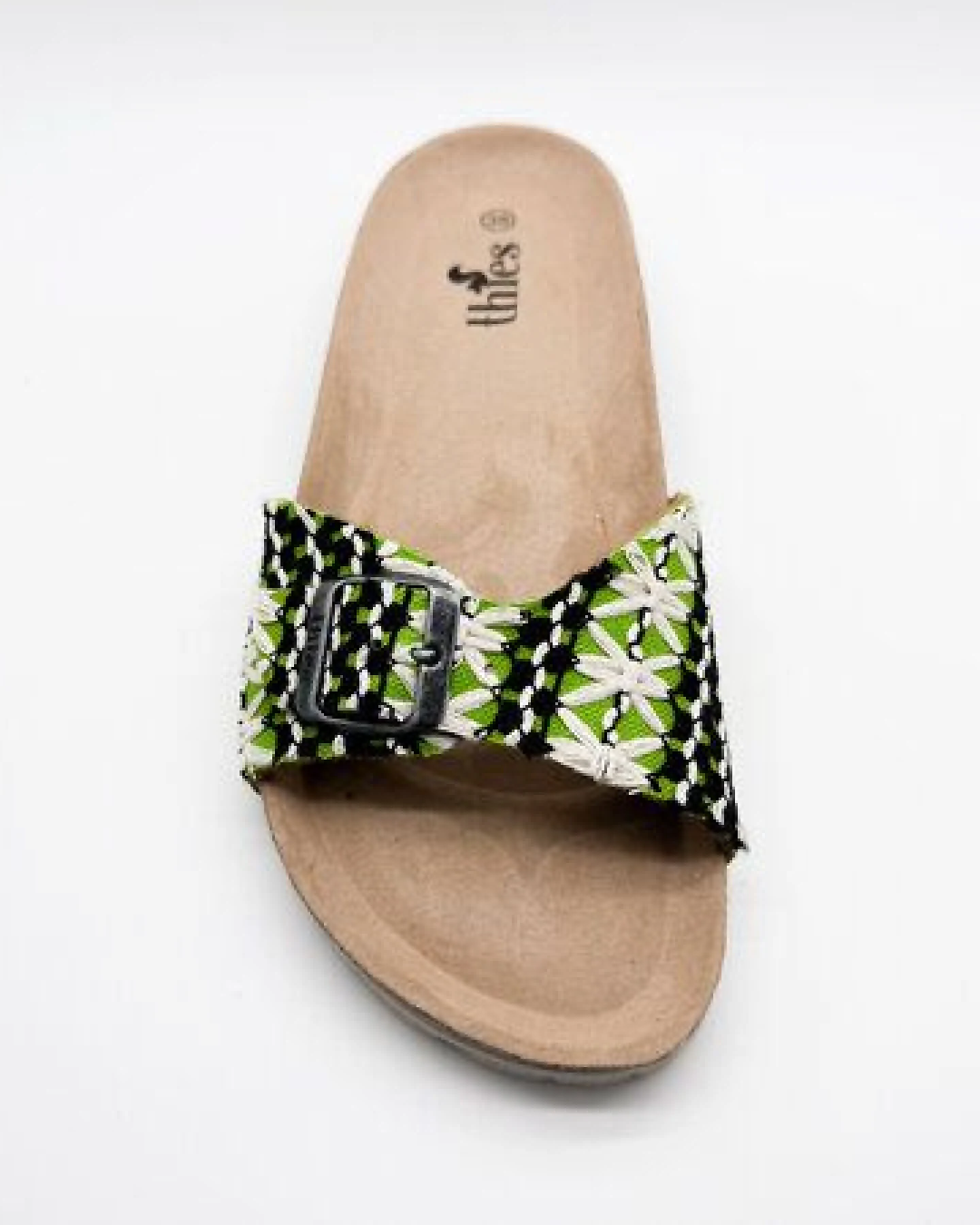 Vegane "thies ® Eco Boho Strap" Sandale aus recycelten Materialien – Ansicht 3