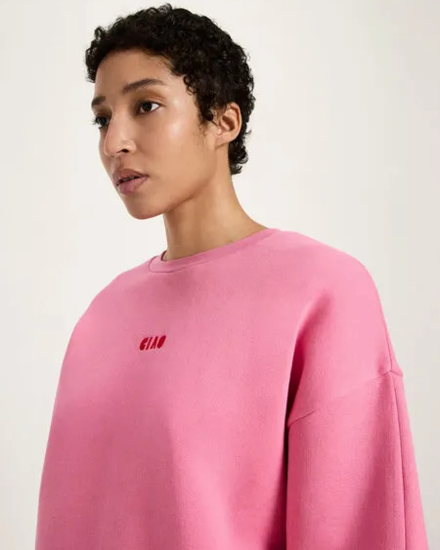 LANIUS Statementsweatshirt Pullover aus Bio-Baumwolle – Ansicht 4