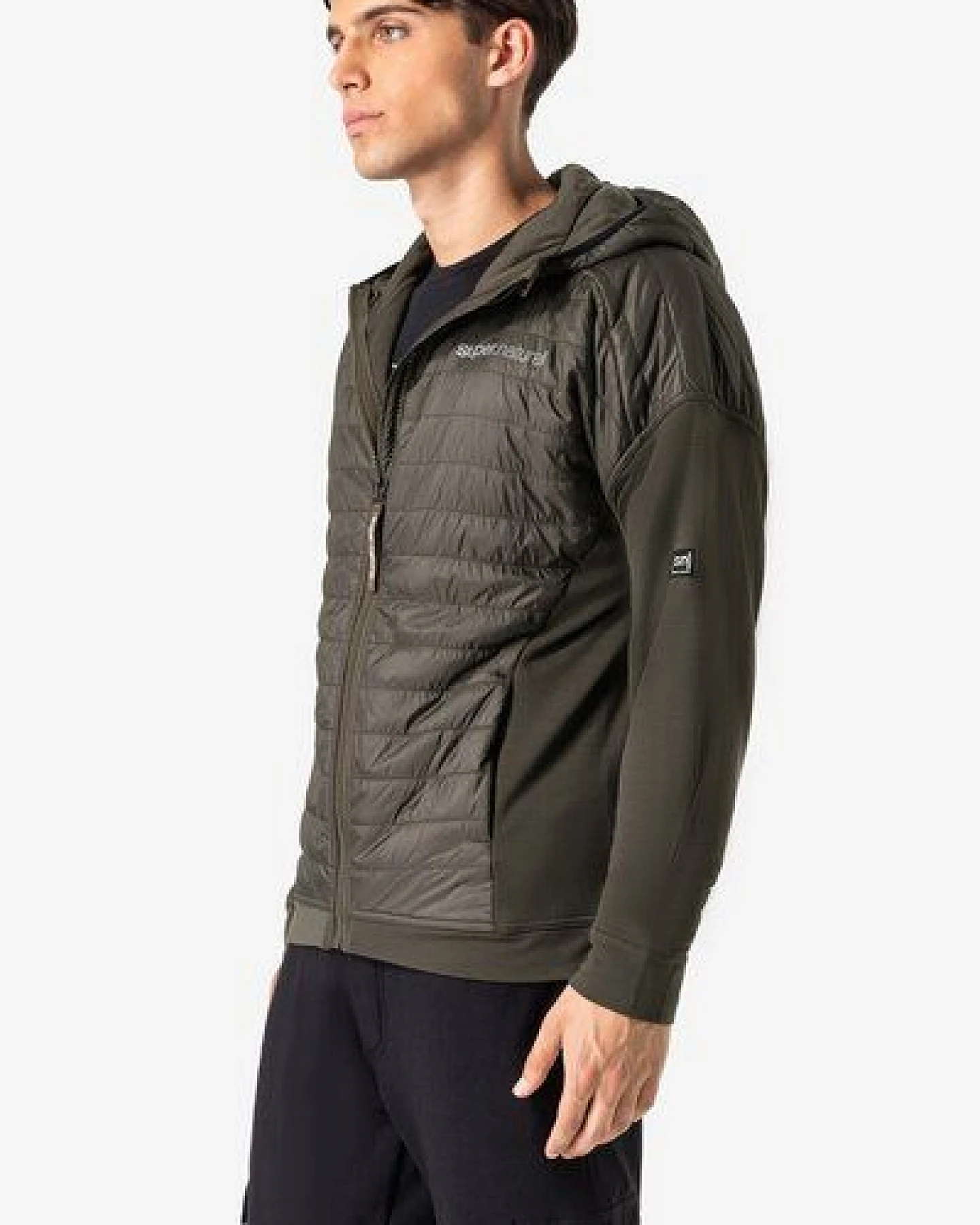 super.natural Sportjacke M WARM UP ALOOF JACKET Merino Jacke mit Primaloft Bio Softshell – Ansicht 3