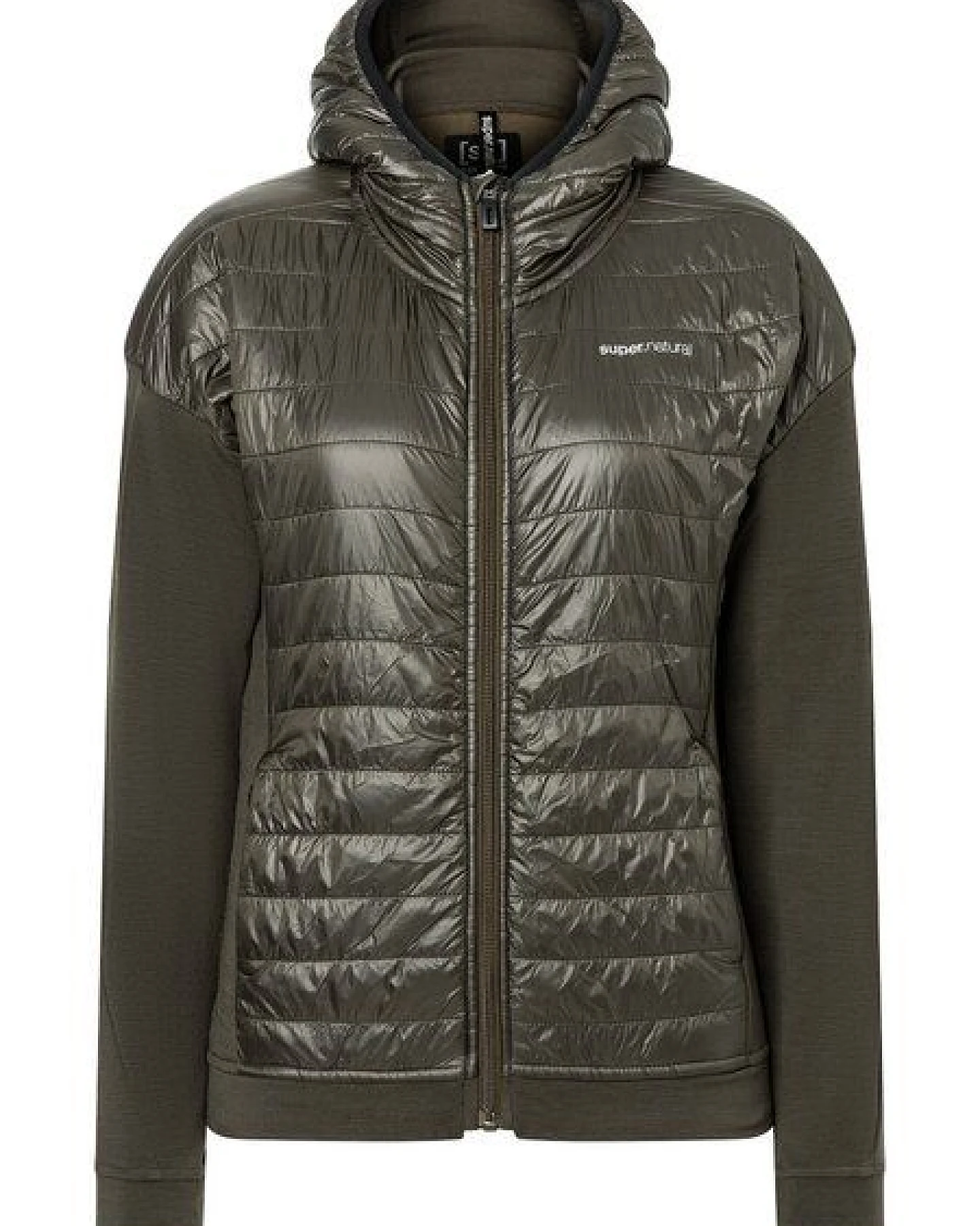 super.natural Sportjacke W WARM UP ALOOF JACKET Merino Jacke mit Primaloft Bio und Softshell – Ansicht 3