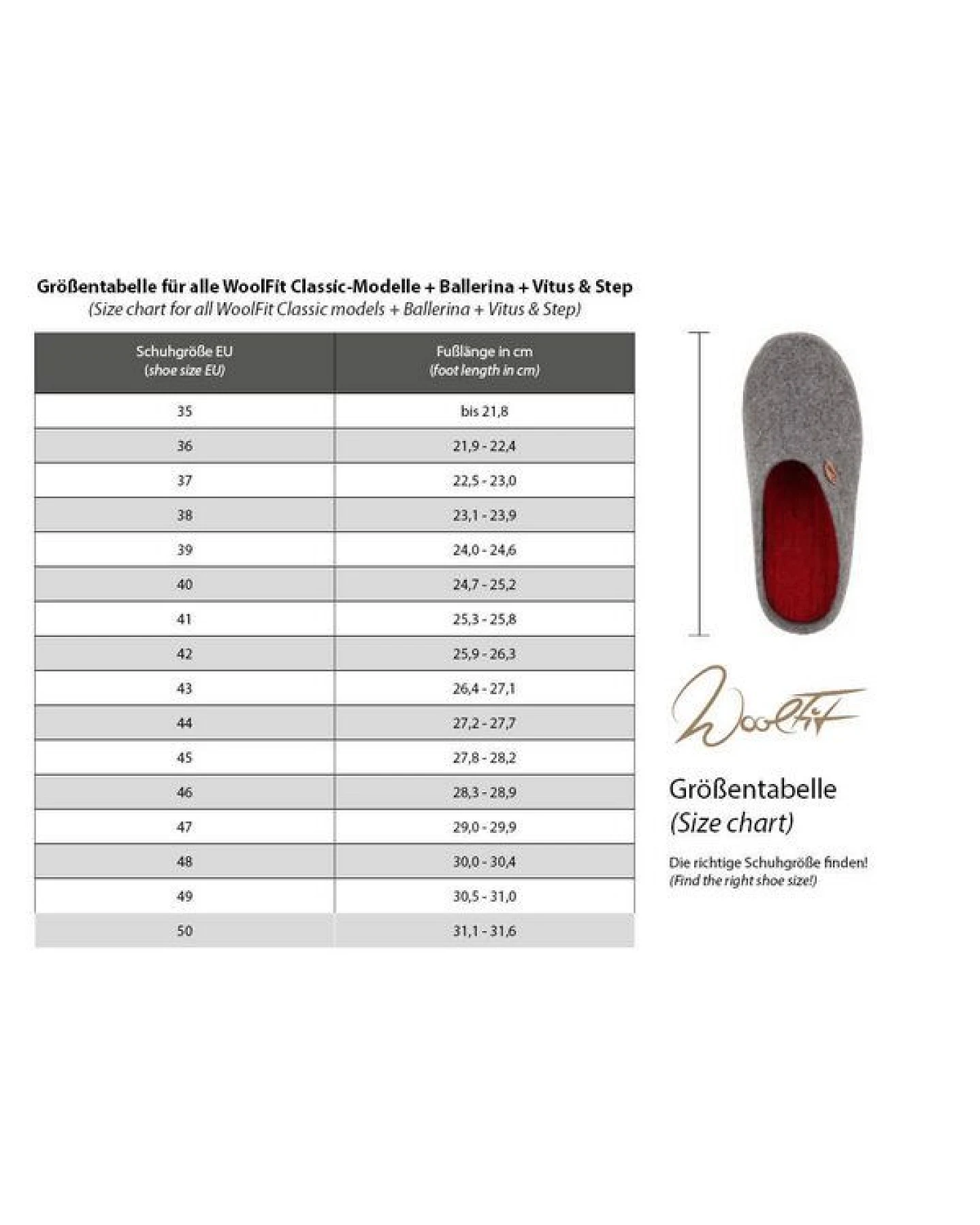 WoolFit Filzpantoffeln „Classic“ mit Naturgummisohle mit weichen Filzeinlagen – Ansicht 3