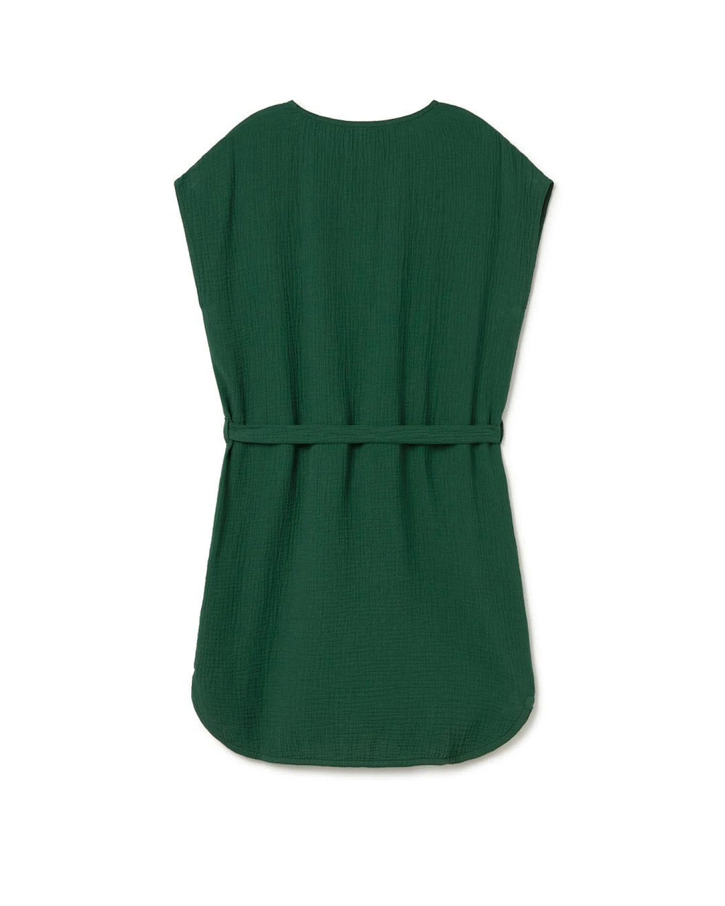 TWOTHIRDS Damen vegan Kleid Mwali Dunkelgrün – Ansicht 2
