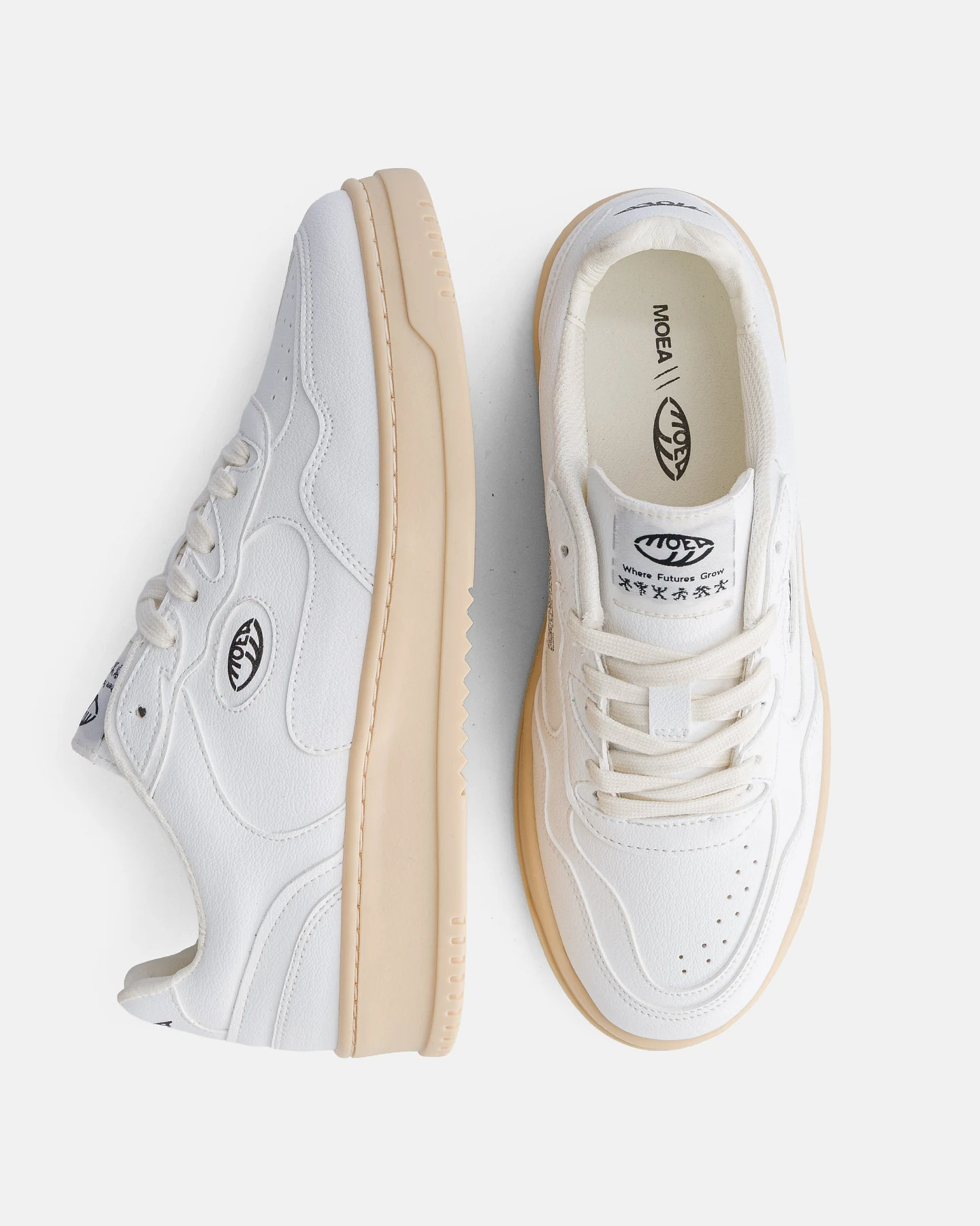 MoEa Herren vegan Sneaker Canyon Weiß – Ansicht 2