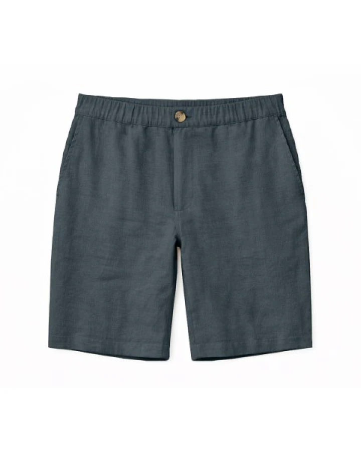 Mazine - Regular Linen Shorts - Shorts Gr S blau