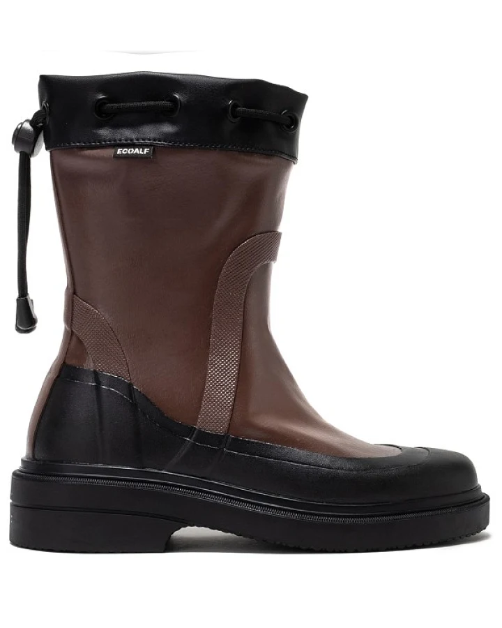 Ecoalf - Women's Anamaria Rainboot Low - Gummistiefel Gr 37 schwarz/braun