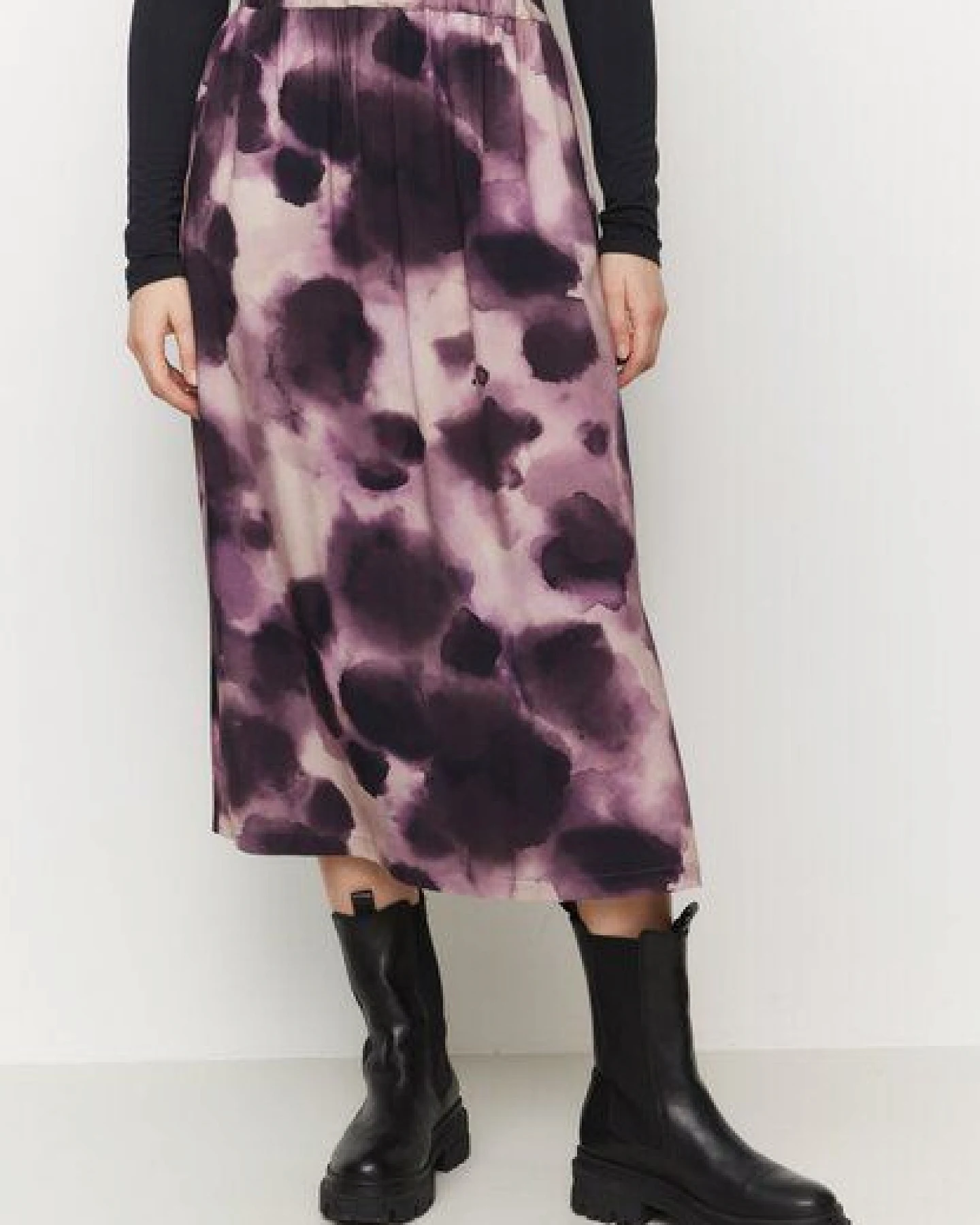 Damen Rock aus LENZING ECOVERO Viskose - HOLLY WATERDROP - recolution – Ansicht 3