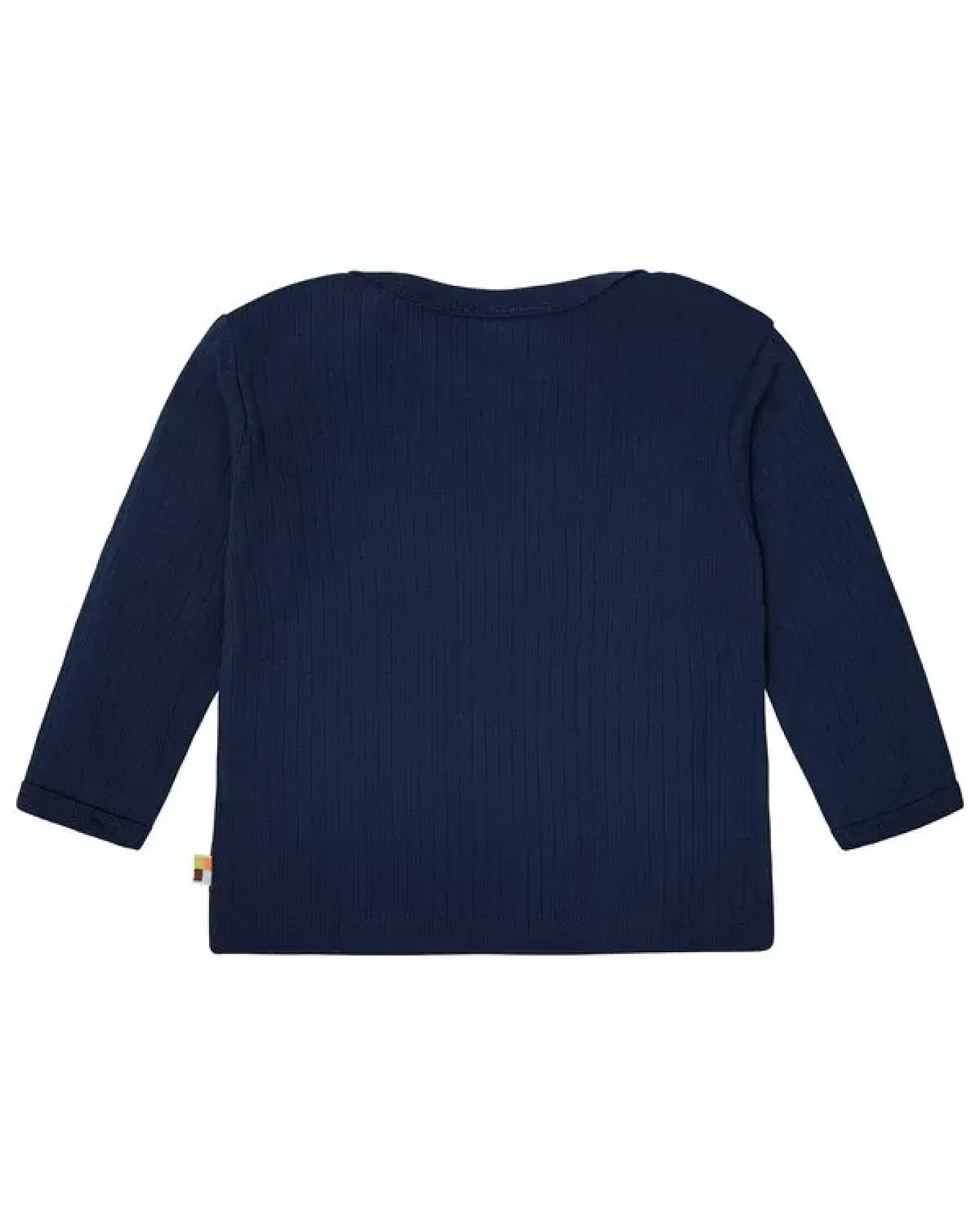 loud + proud Babys & Kinder Shirt langarm Uni mit Rippe, GOTS-zertifiziert – Ansicht 2