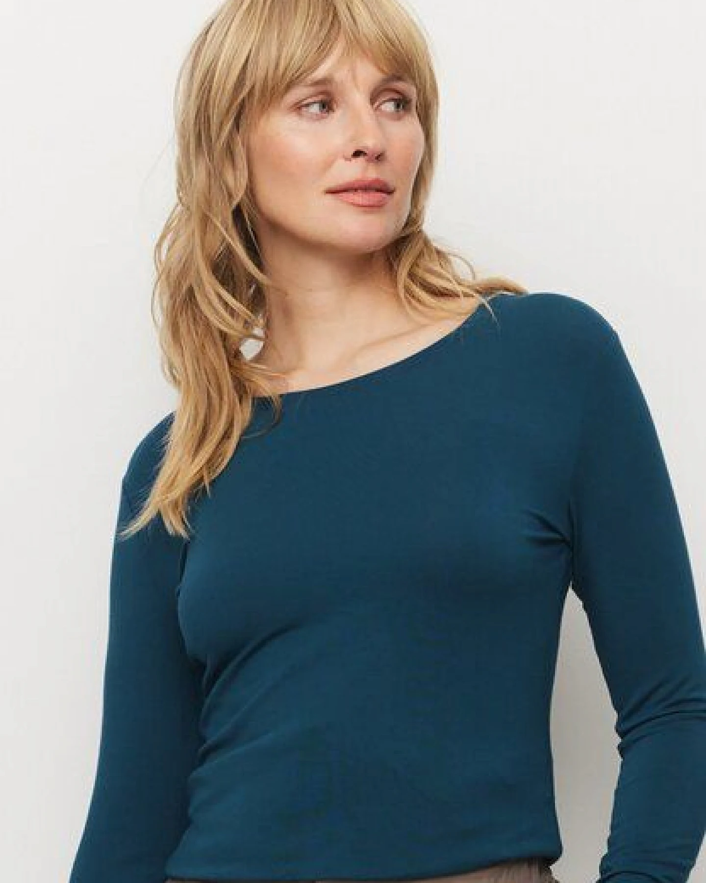 Damen Longsleeve aus LENZING Modal Mix - AVENUELA - recolution – Ansicht 2