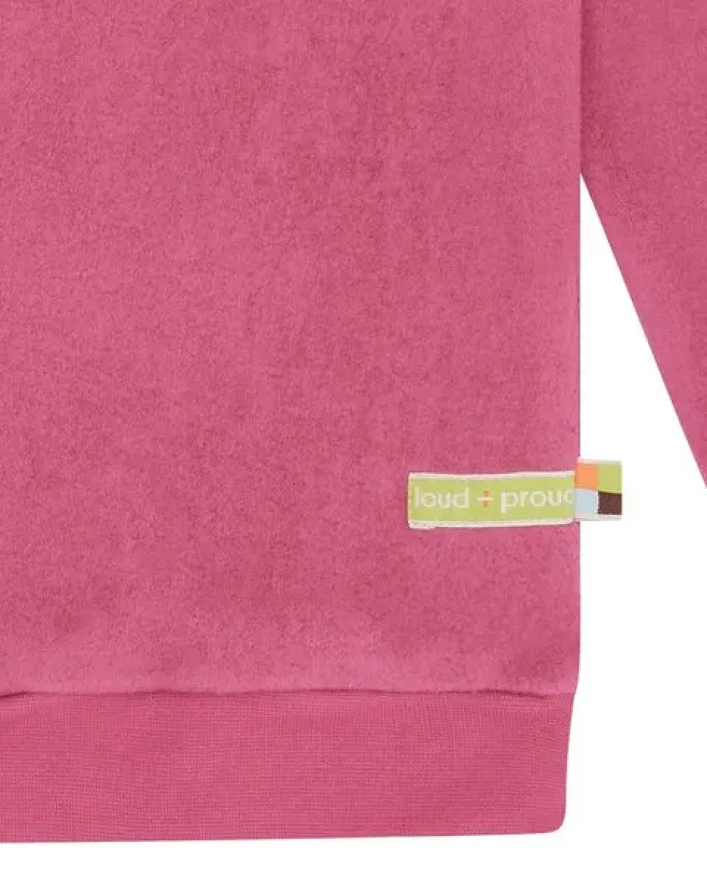 loud + proud Kinder Fleece-Sweatshirt, GOTS-zertifiziert – Ansicht 3