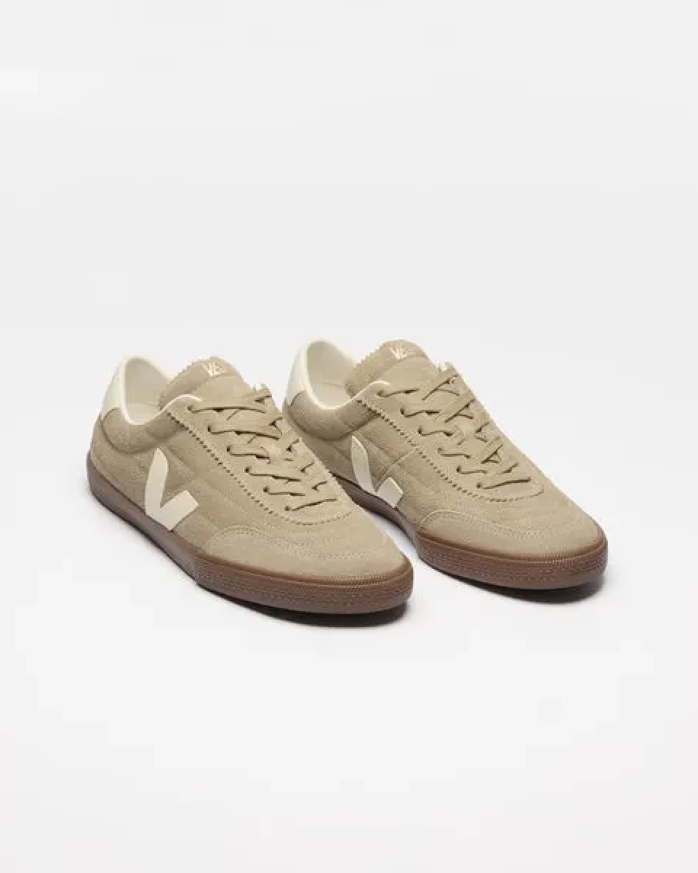 Veja Damen-Sneaker Panenka Suede Taupe Pierre Bark – Ansicht 3