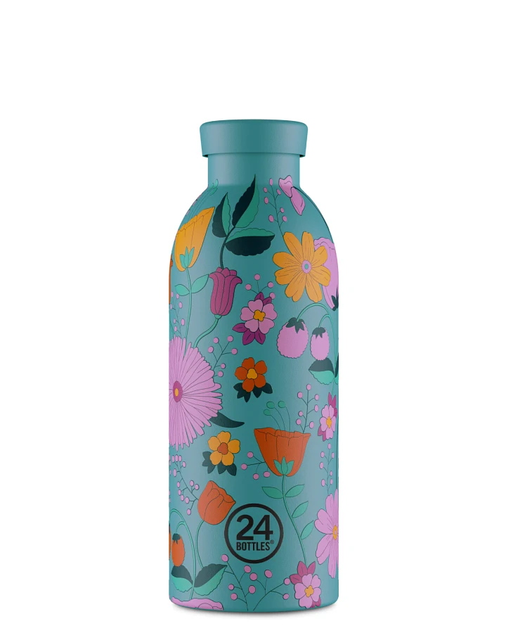 Thermos Trinkflasche aus Edelstahl 500 ml, grÃ¼n, Clima Bottle Bloom Bloom Green - 24Bottles