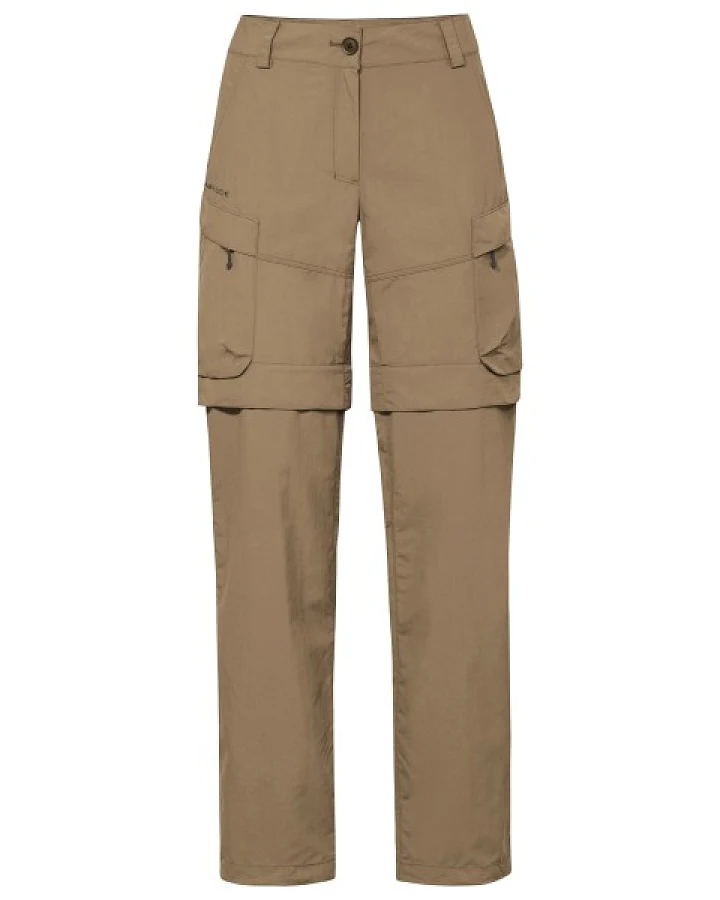 Vaude - Women's Neyland Cargo Zip Off Pants - Trekkinghose Gr 42 - Regular beige