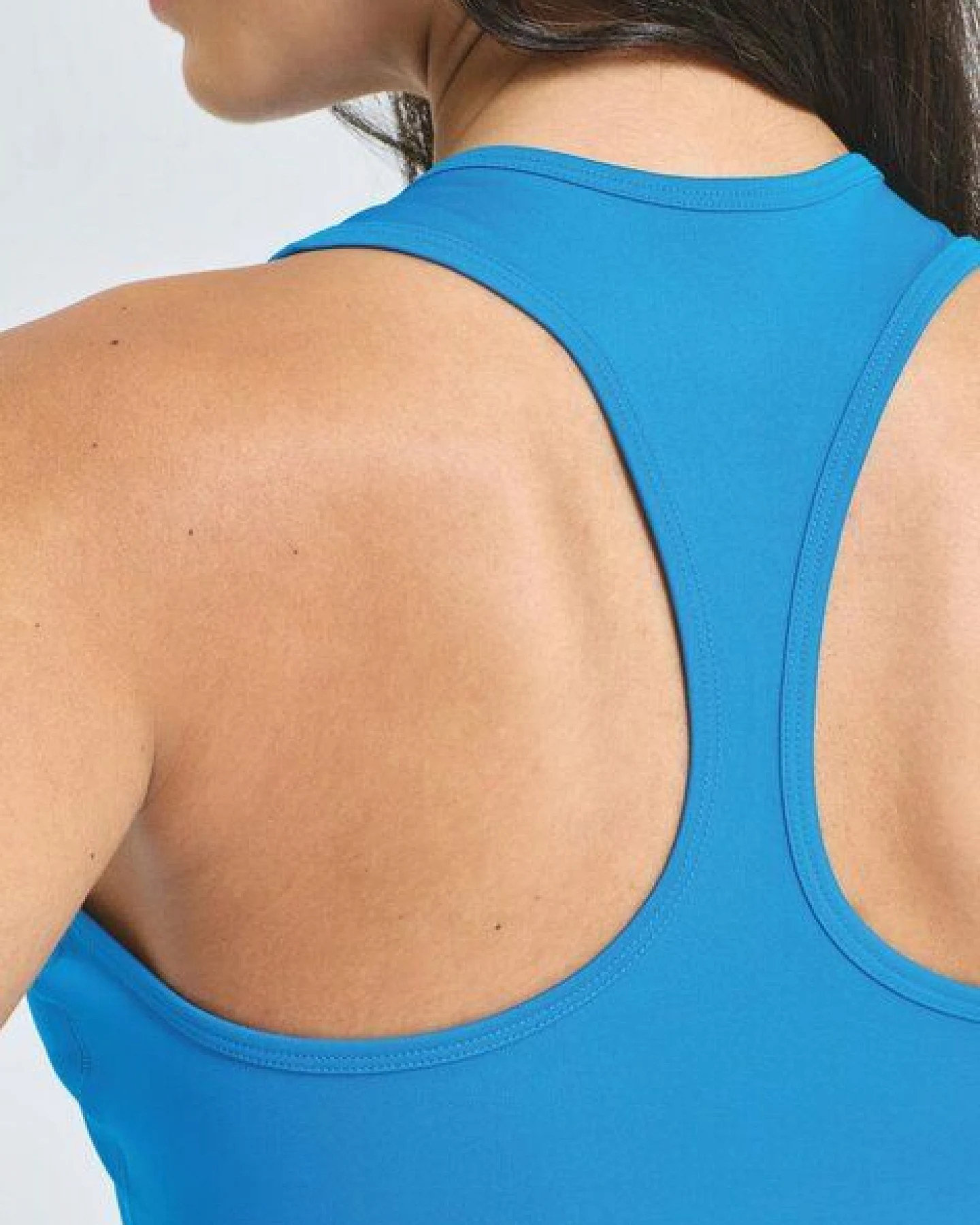 TriDri® Recycled Stretch Tank Top High Impact Recycled Performance Slim Racer Back Vest Ringerback – Ansicht 3