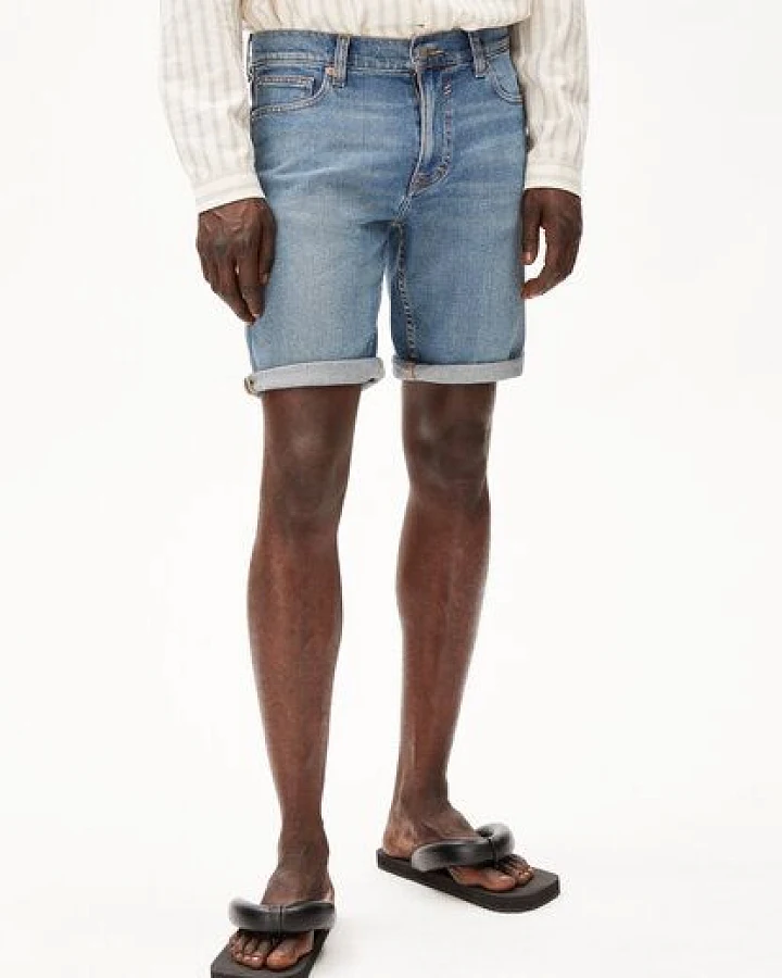 ARMEDANGELS NAAILO - Herren Jeans Shorts aus Bio-Baumwoll Mix