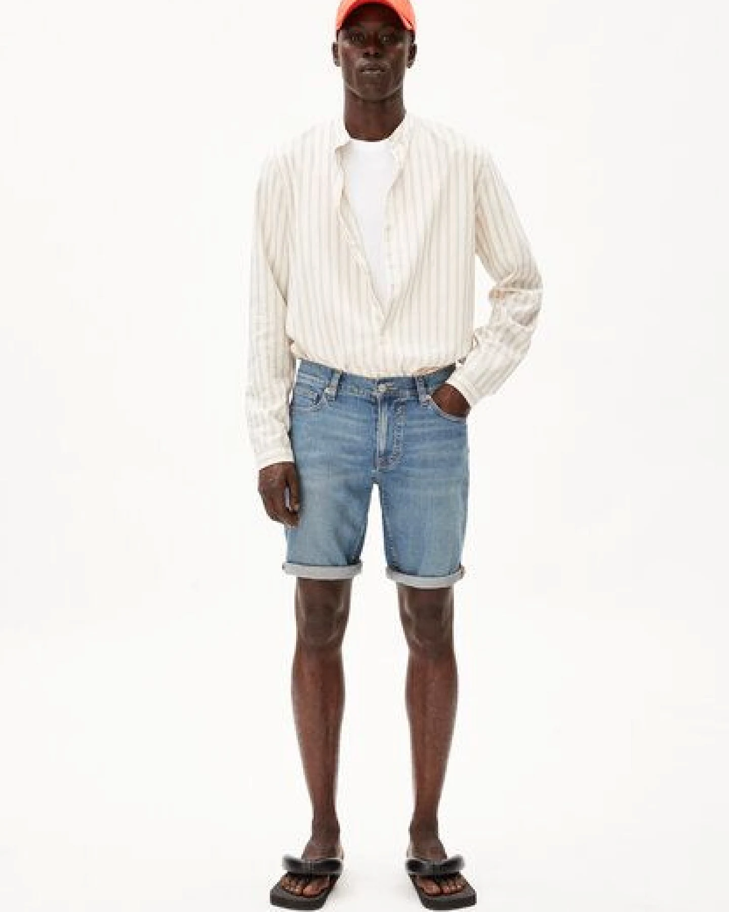 ARMEDANGELS NAAILO - Herren Jeans Shorts aus Bio-Baumwoll Mix – Ansicht 4