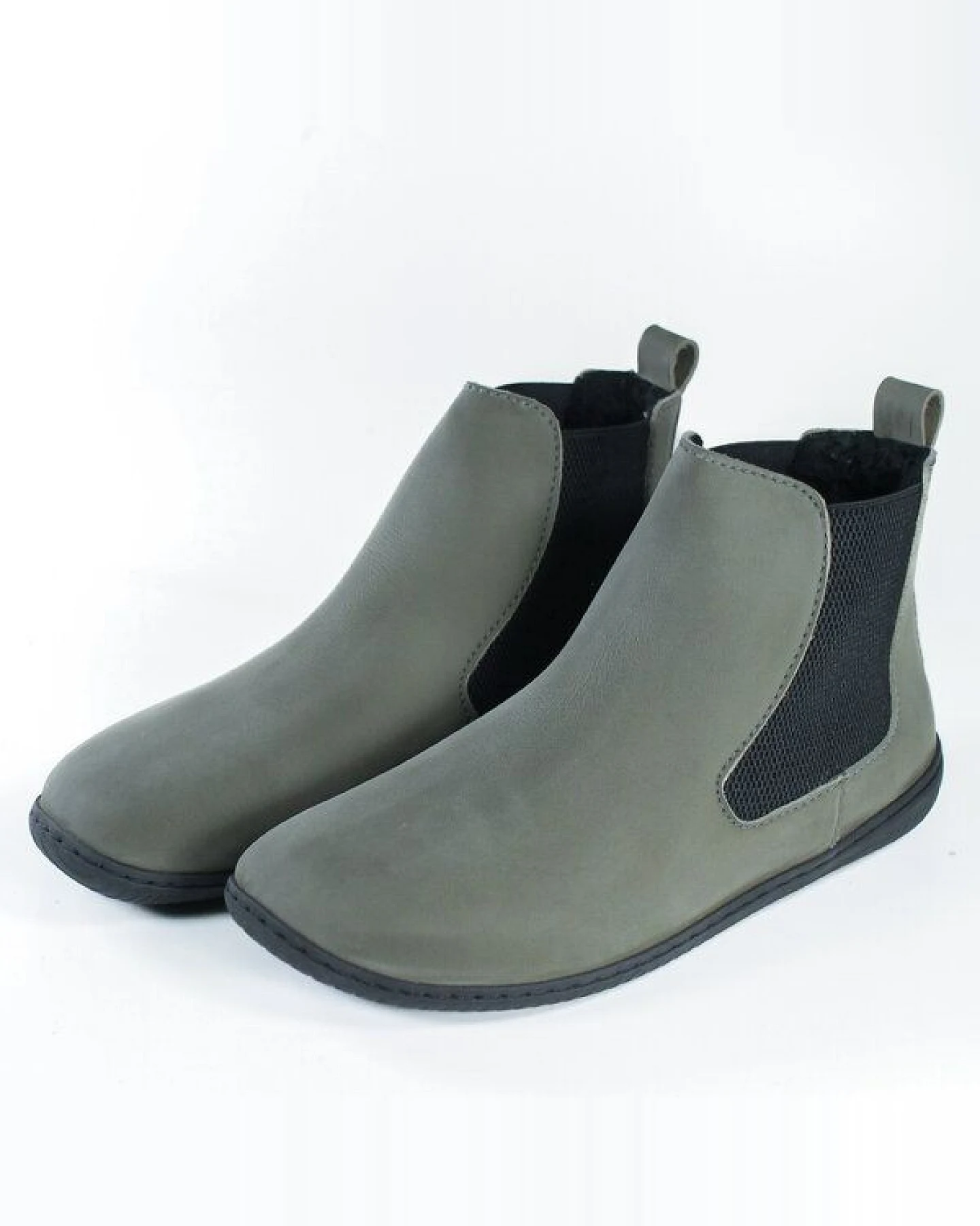 Fairticken Gefütterte vegane Barefoot Chelsea Boots ABELA – Ansicht 4