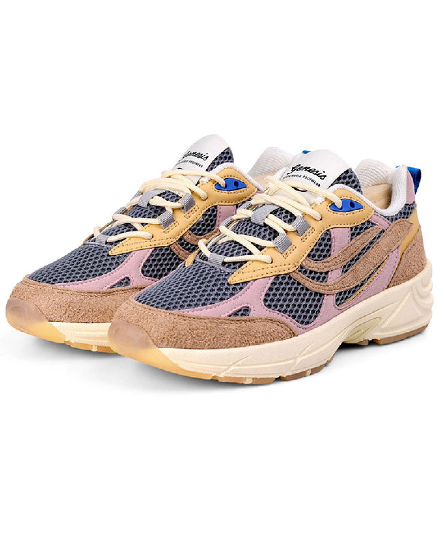 Genesis Damen vegan Sneaker G-Eco 99 Multi Beige/ Rosa/ Grau – Ansicht 2