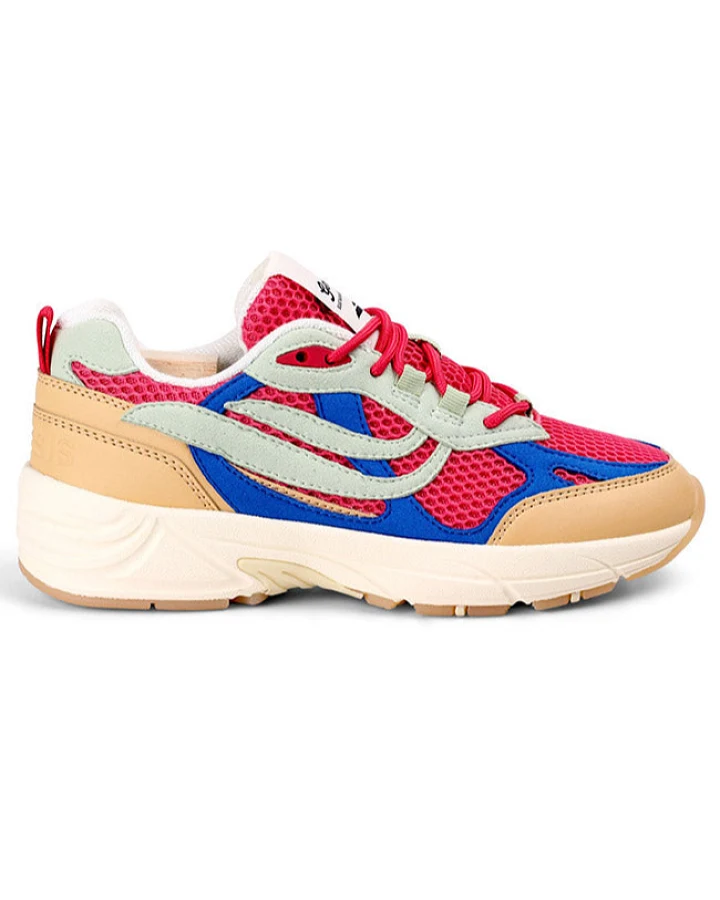 Genesis Damen vegan Sneaker G-Eco 99 Multi Beige/Mint/Magenta