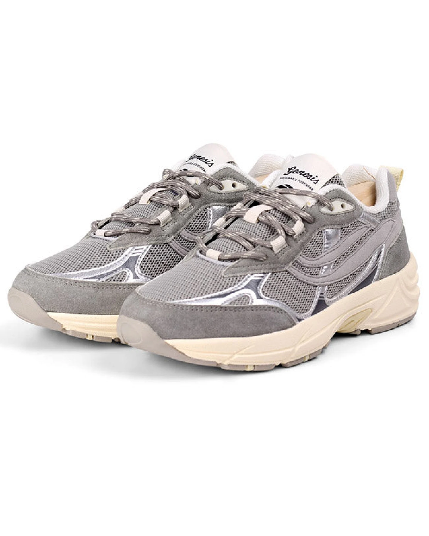 Genesis Damen vegan Sneaker G-Eco 99 Grau/Silber – Ansicht 2
