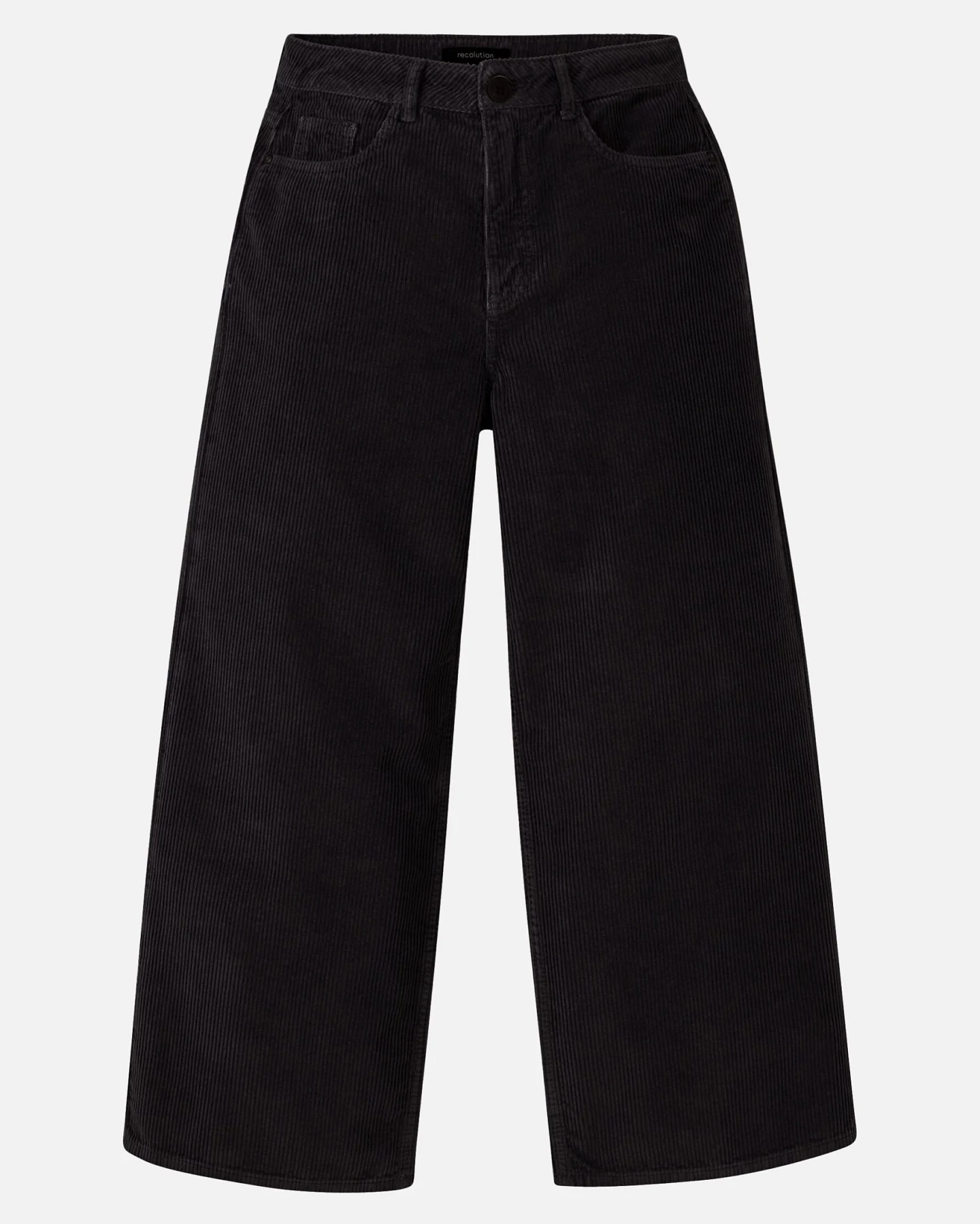 Recolution Damen vegan Hose Corduroy Erica Schwarz – Ansicht 2