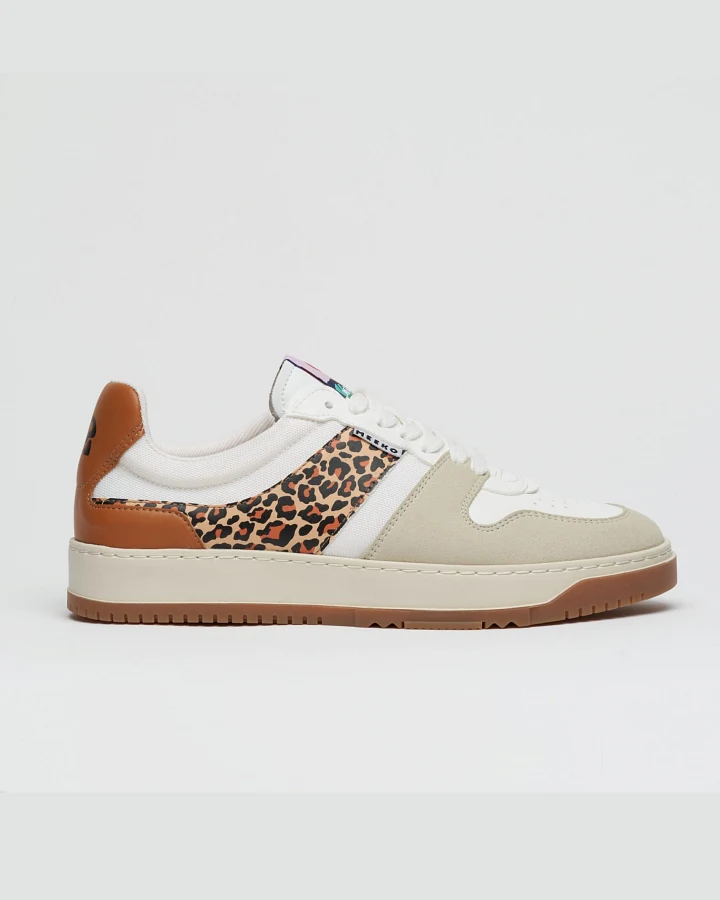 MEEKO Herren vegan Sneaker Kiboko Cordura Leopard