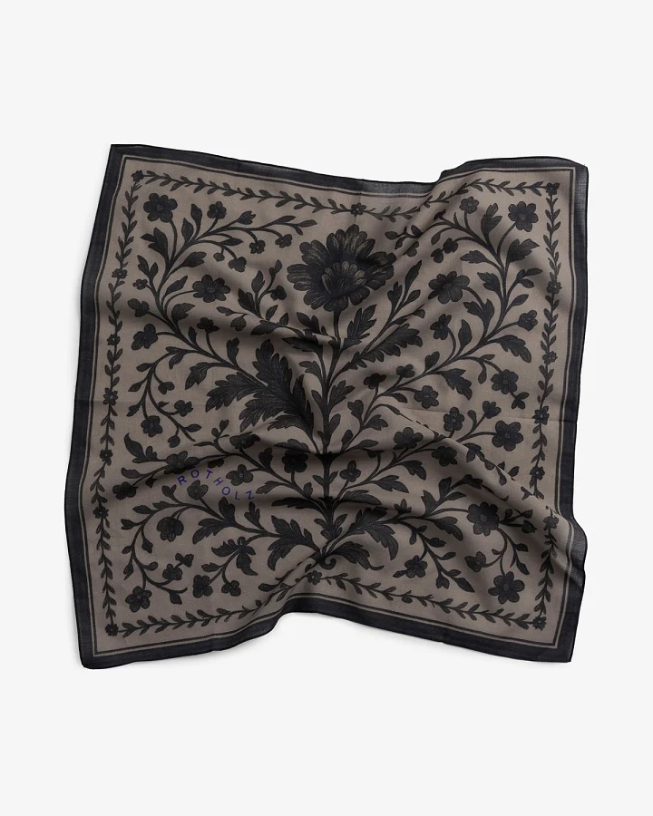 Bandana Floral Beige