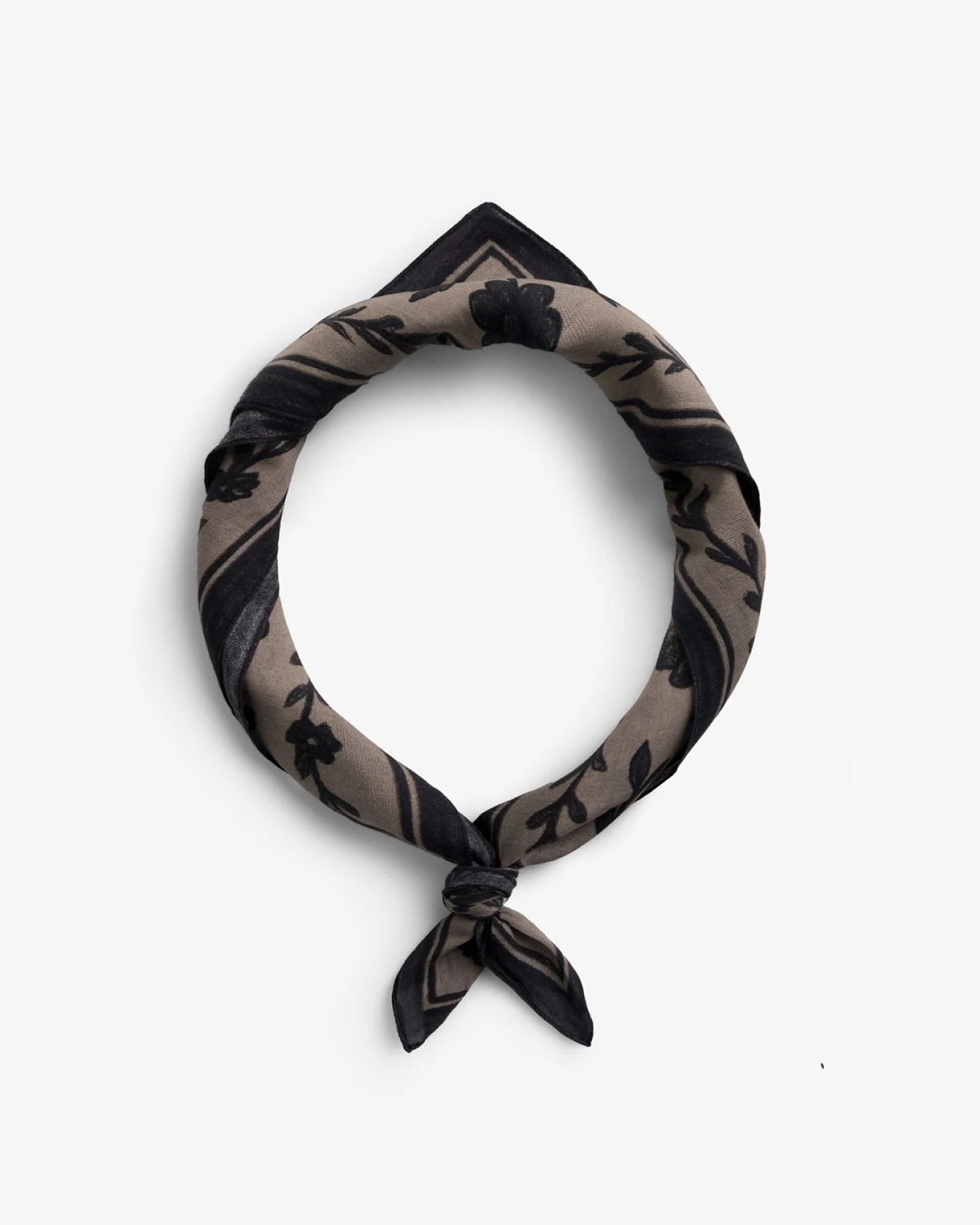 Bandana Floral Beige – Ansicht 2