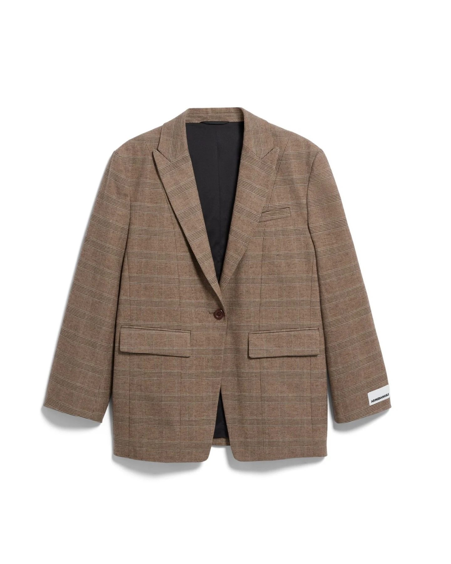 Blazer Check Oversized Beige – Ansicht 6