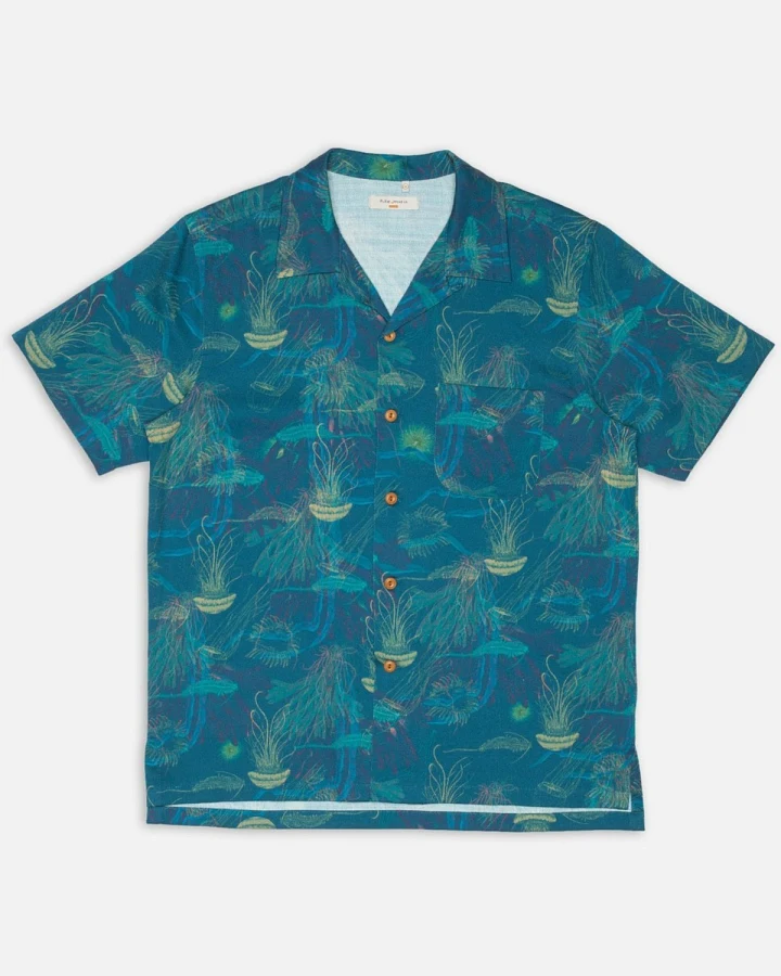 Hemd Arvid Hawaii Deep Sea Blau