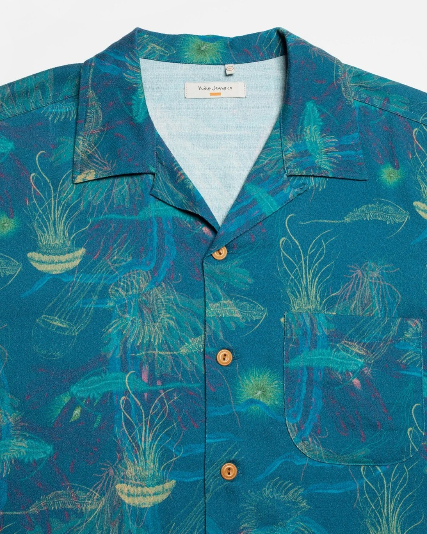 Hemd Arvid Hawaii Deep Sea Blau – Ansicht 4